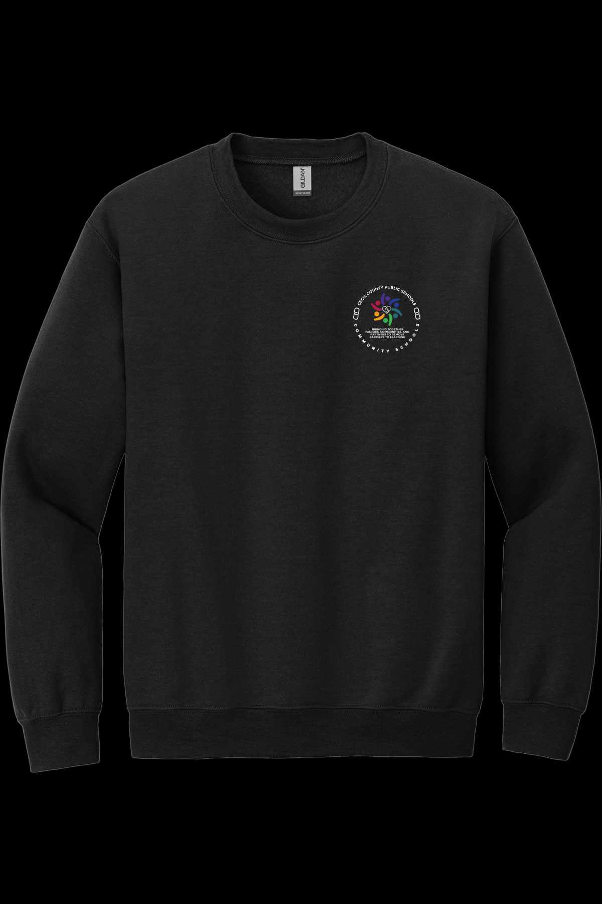 Community Schools Embroidered Crew Sweatshirt