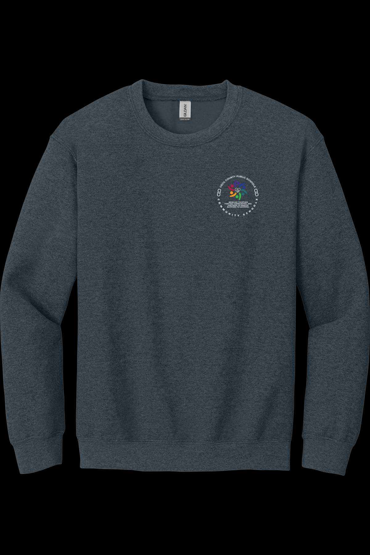Community Schools Embroidered Crew Sweatshirt