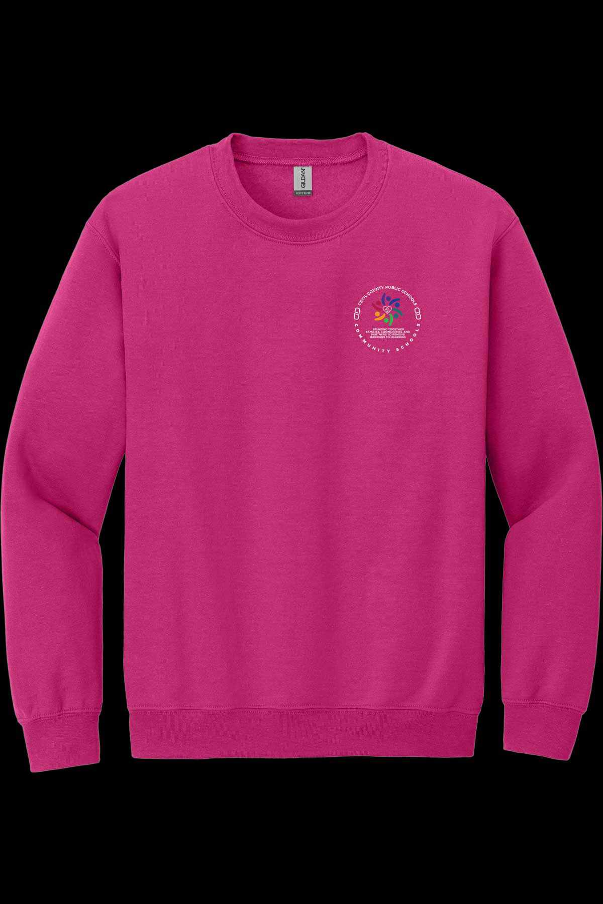 Community Schools Embroidered Crew Sweatshirt