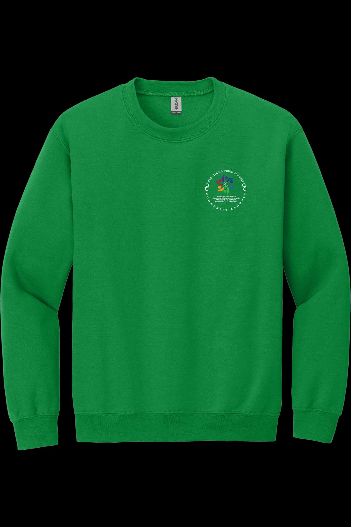 Community Schools Embroidered Crew Sweatshirt