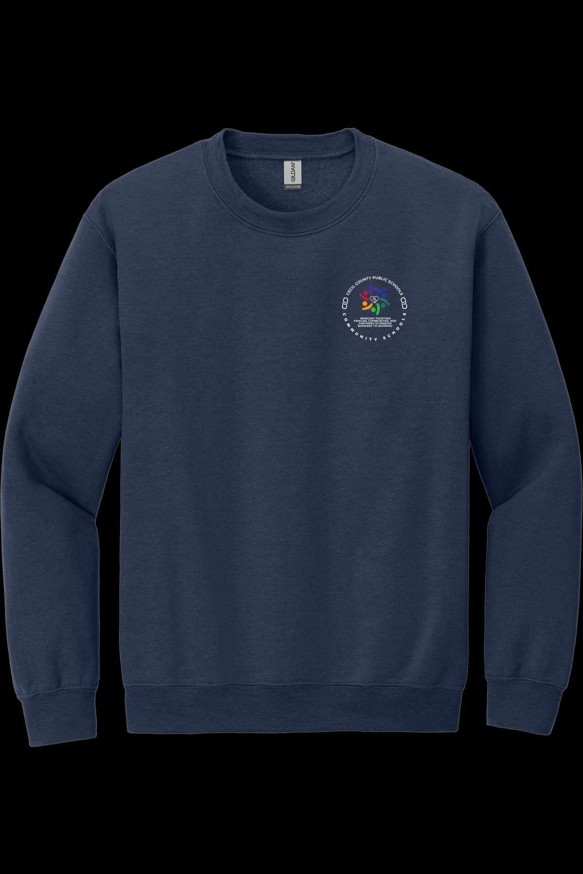Community Schools Embroidered Crew Sweatshirt