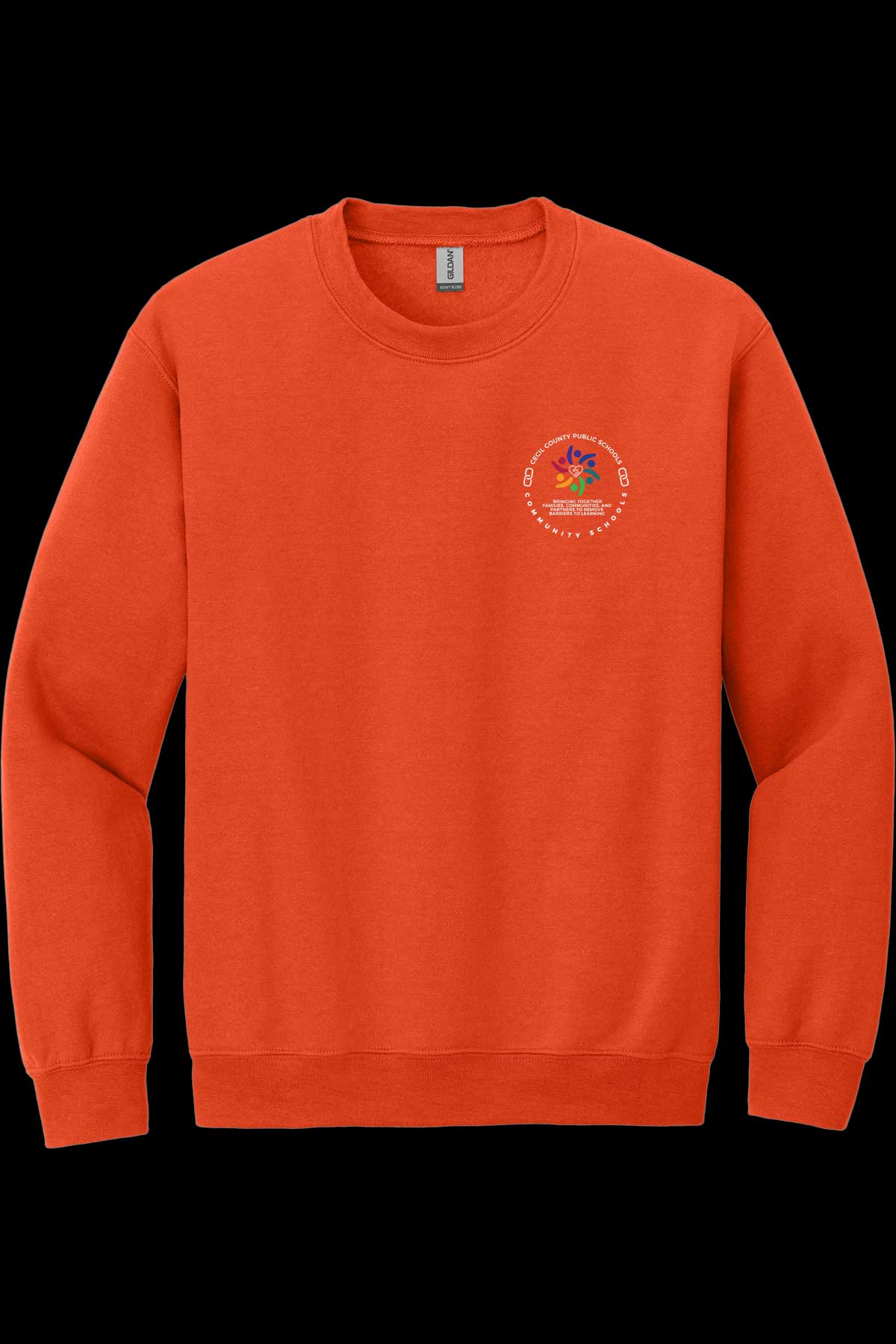Community Schools Embroidered Crew Sweatshirt