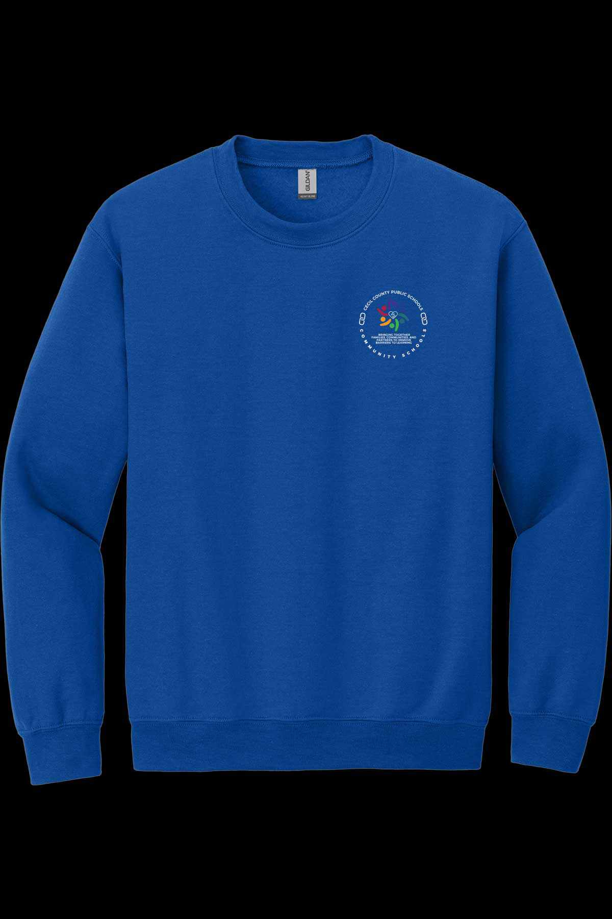 Community Schools Embroidered Crew Sweatshirt