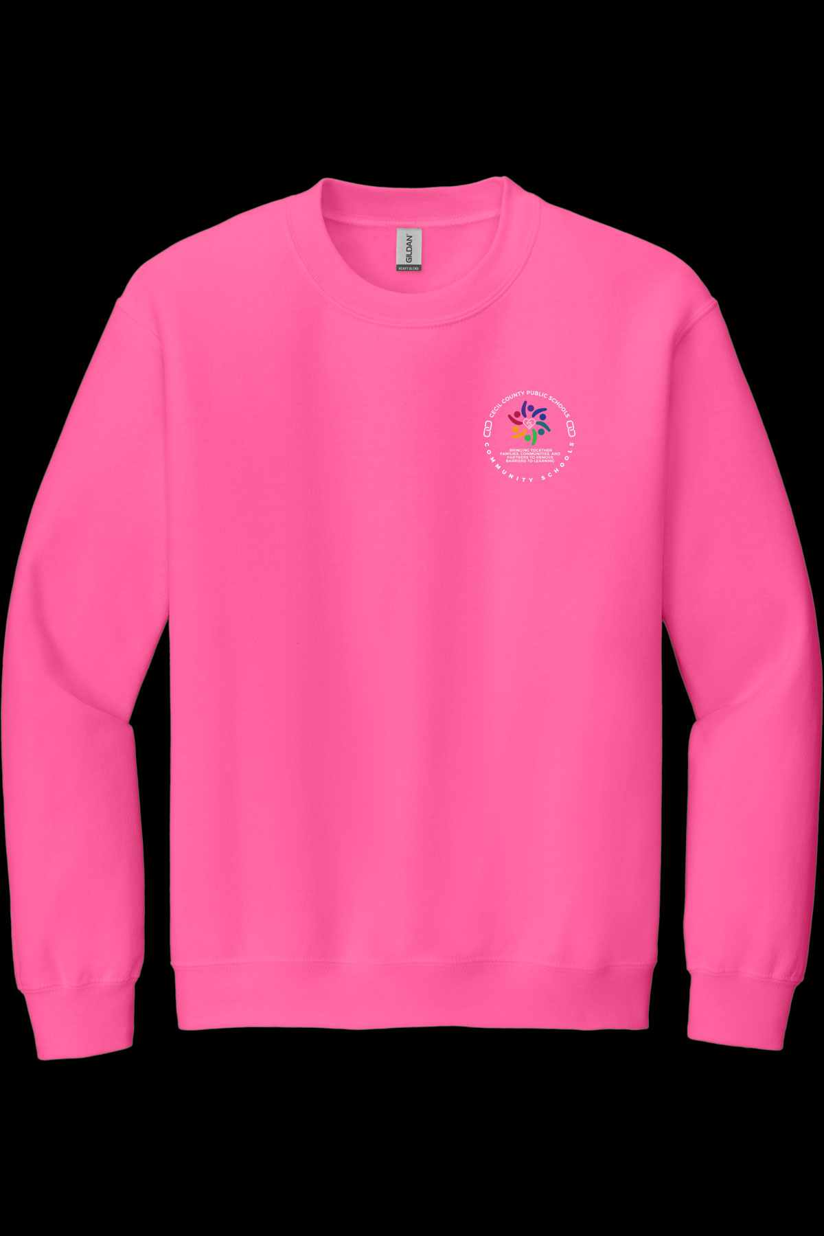 Community Schools Embroidered Crew Sweatshirt