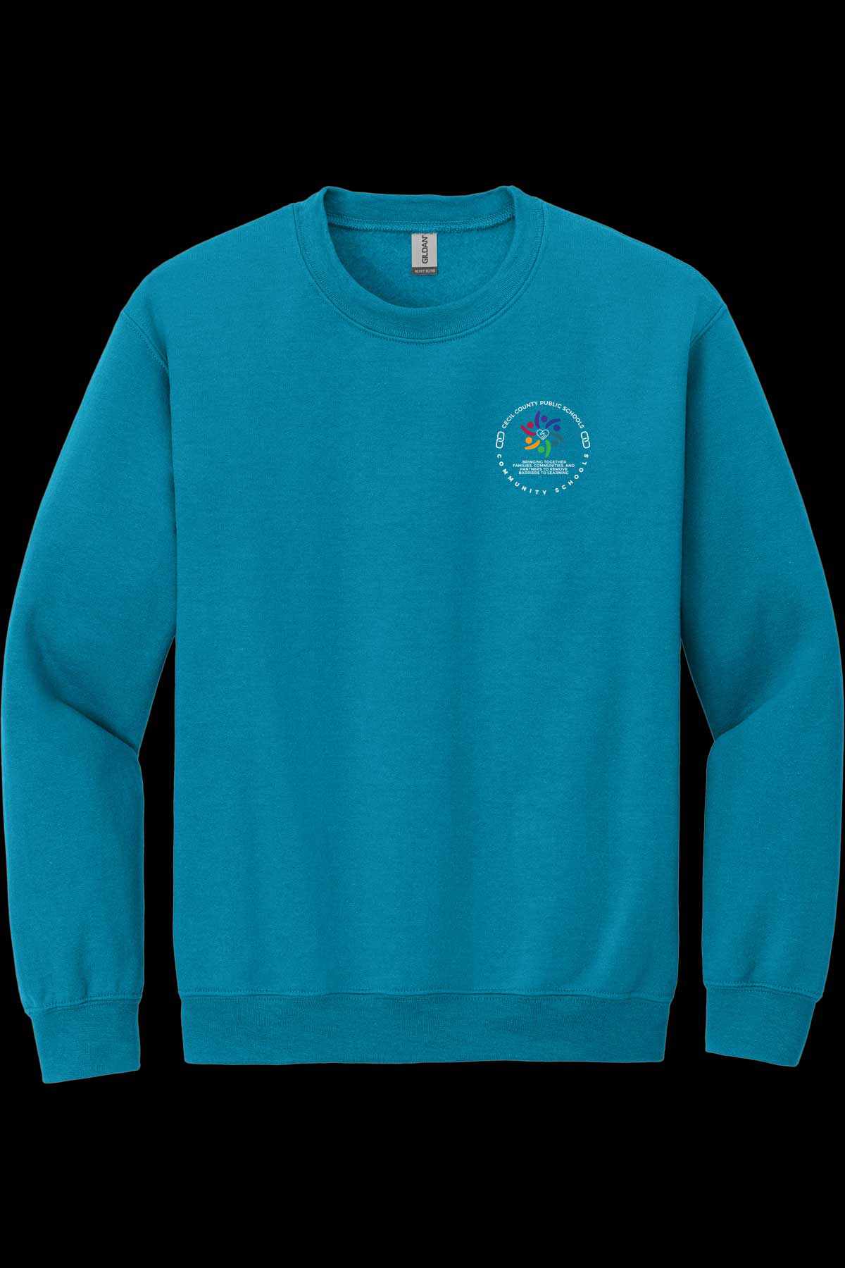 Community Schools Embroidered Crew Sweatshirt