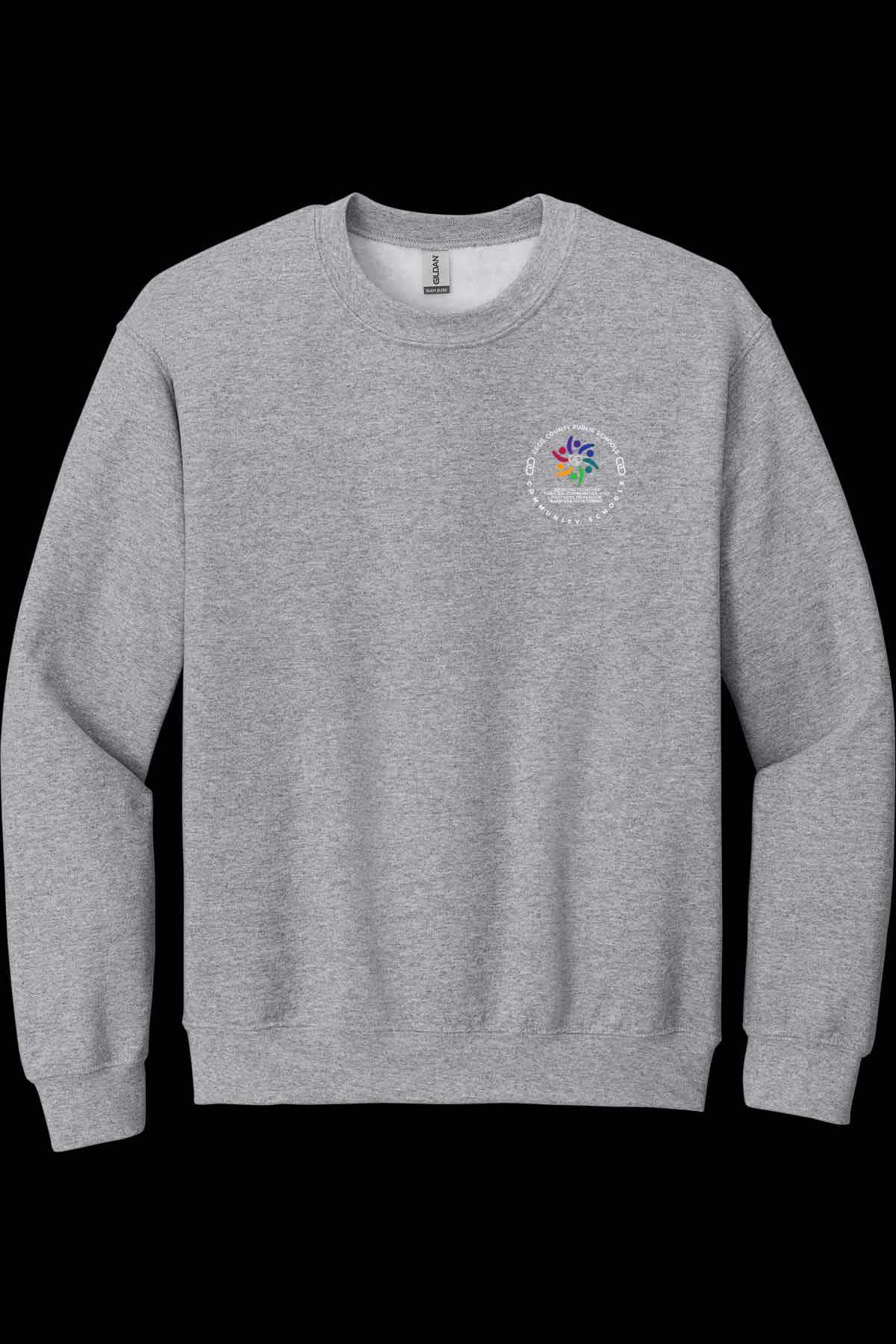 Community Schools Embroidered Crew Sweatshirt