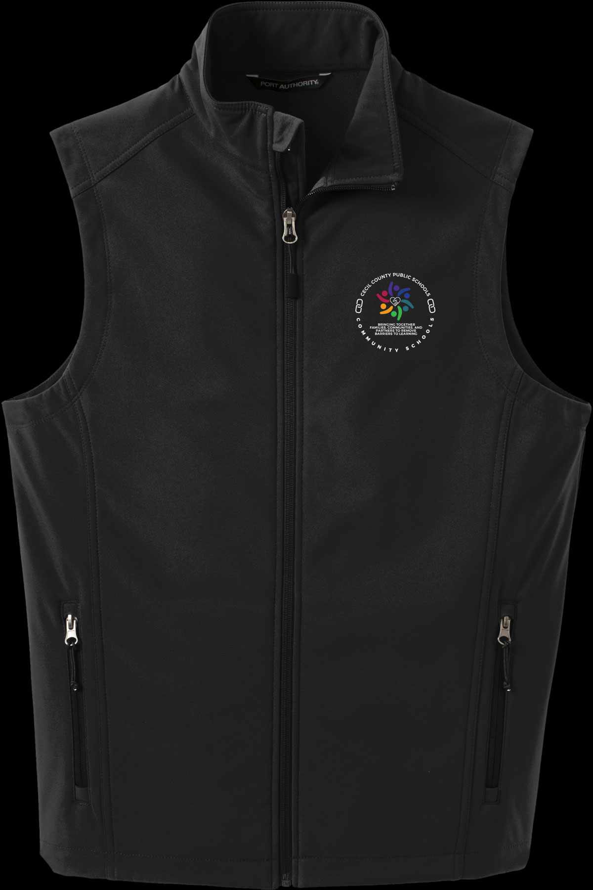 Community Schools Embroidered Core Soft Shell Vest