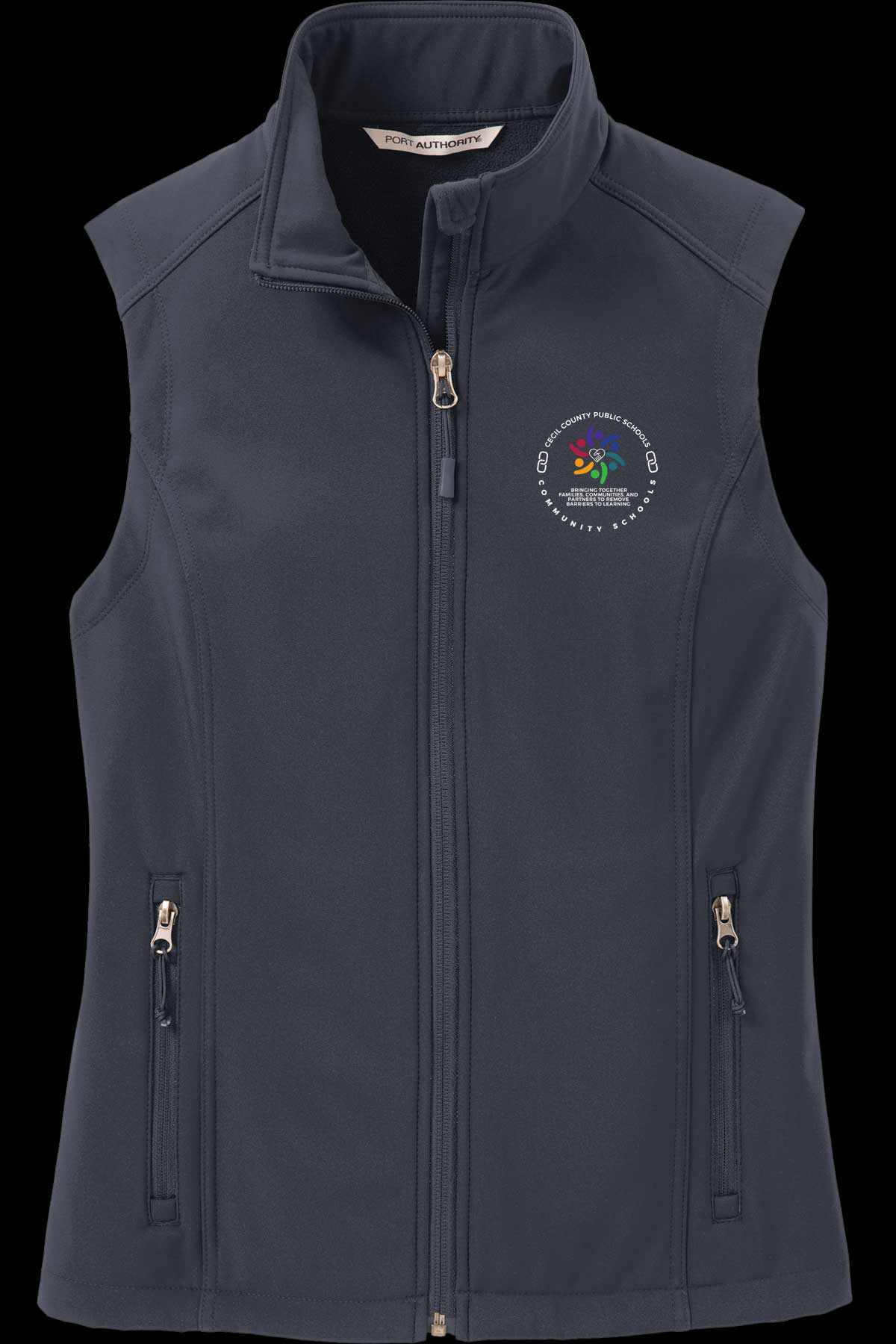 Community Schools Embroidered Core Soft Shell Vest