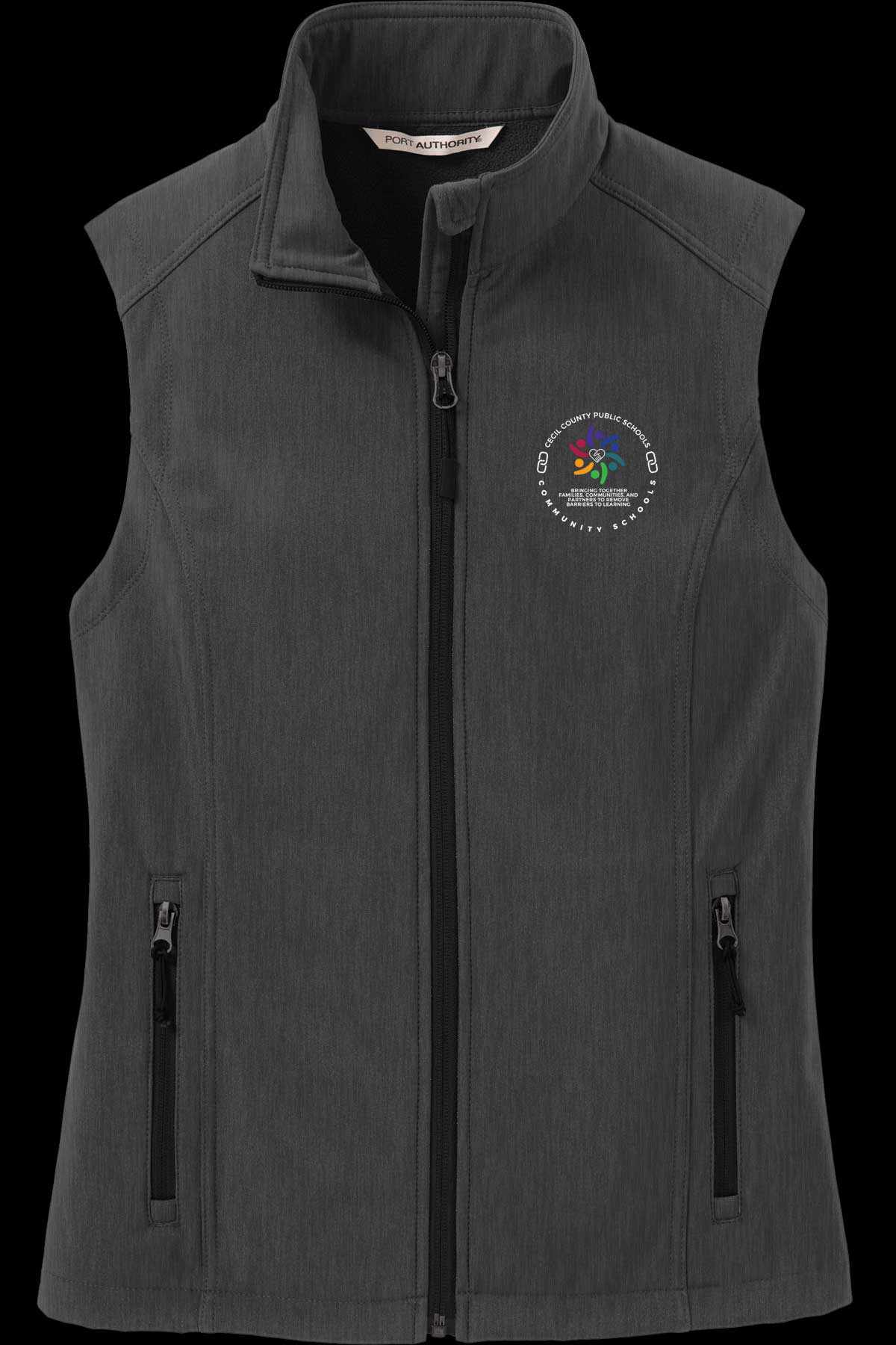 Community Schools Embroidered Core Soft Shell Vest