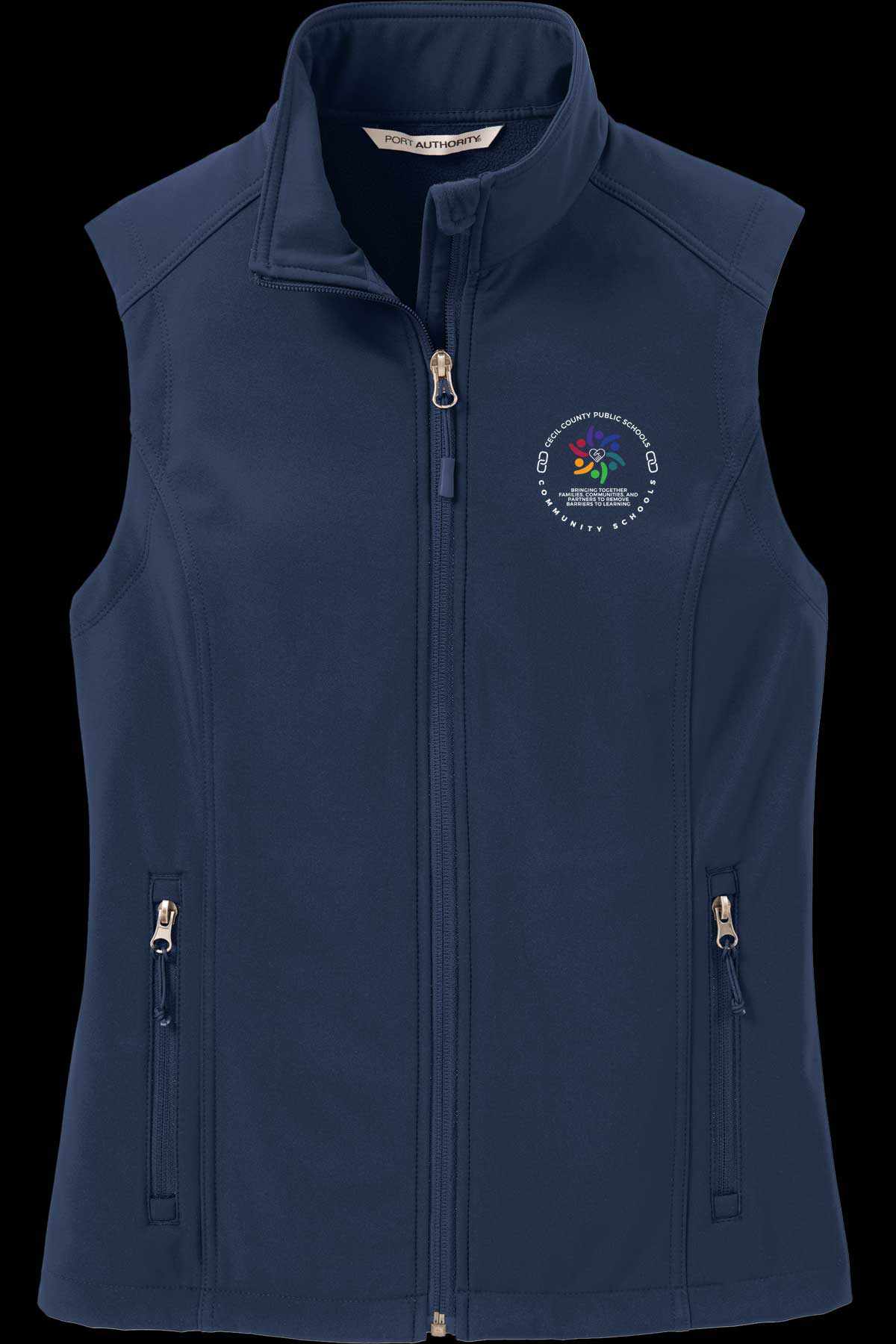 Community Schools Embroidered Core Soft Shell Vest