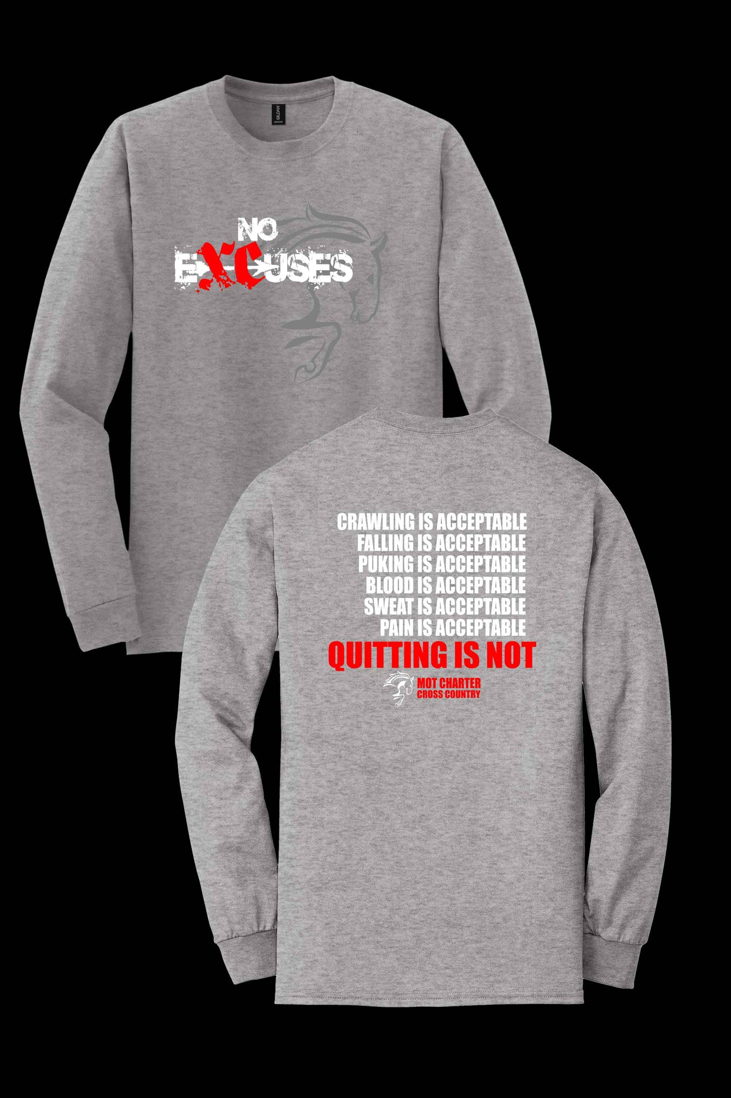 MOT Charter XC No Excuses Long Sleeve Tee