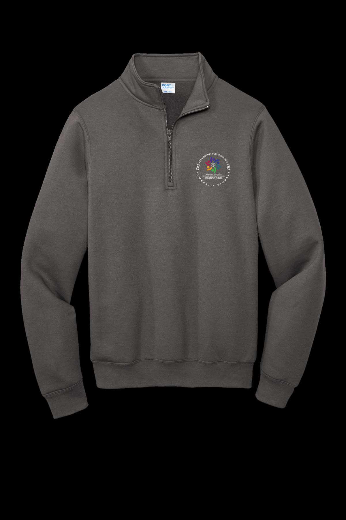 Community Schools Embroidered 1/4 Zip Pullover