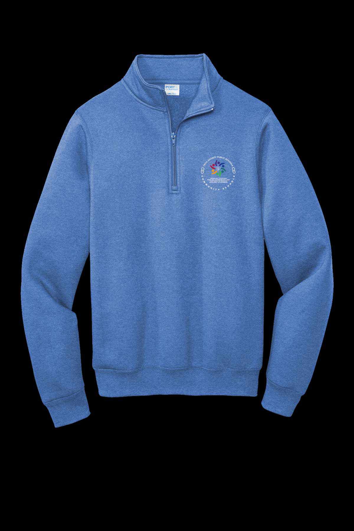 Community Schools Embroidered 1/4 Zip Pullover