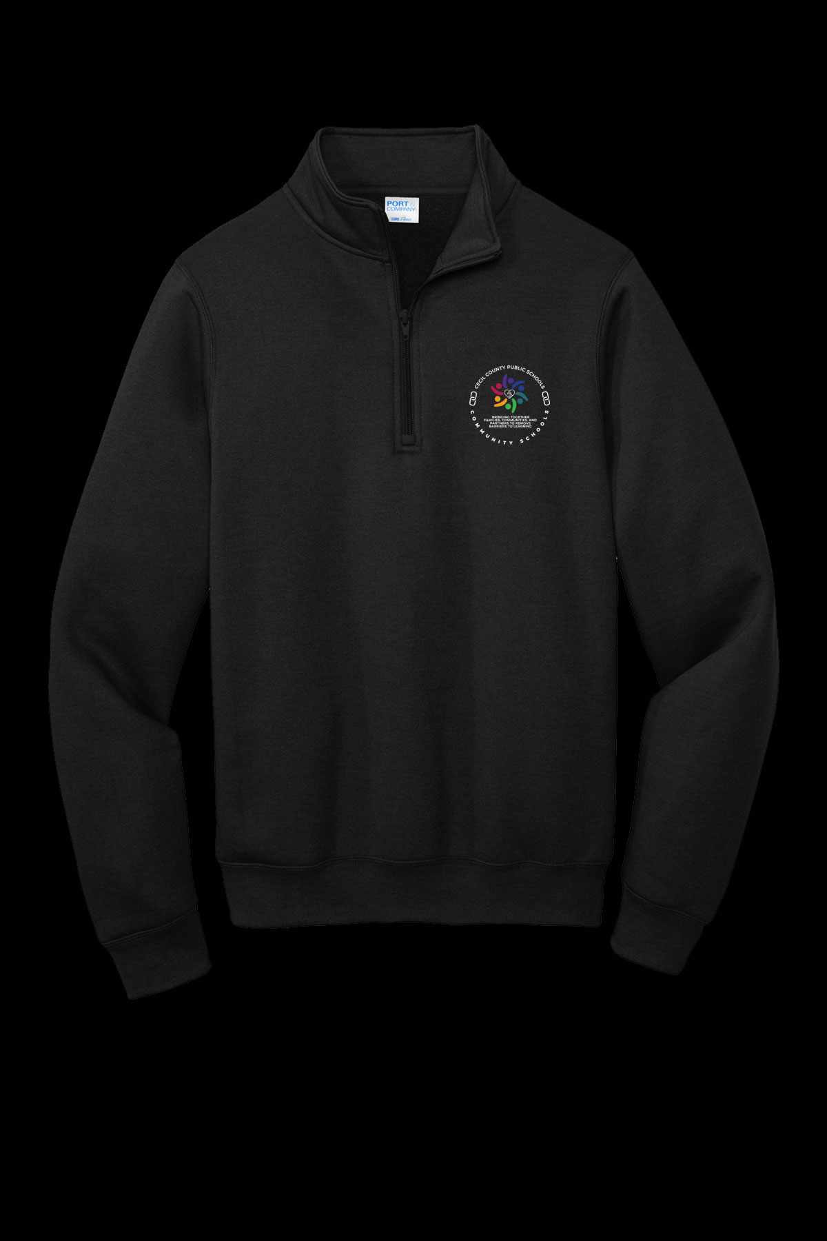 Community Schools Embroidered 1/4 Zip Pullover