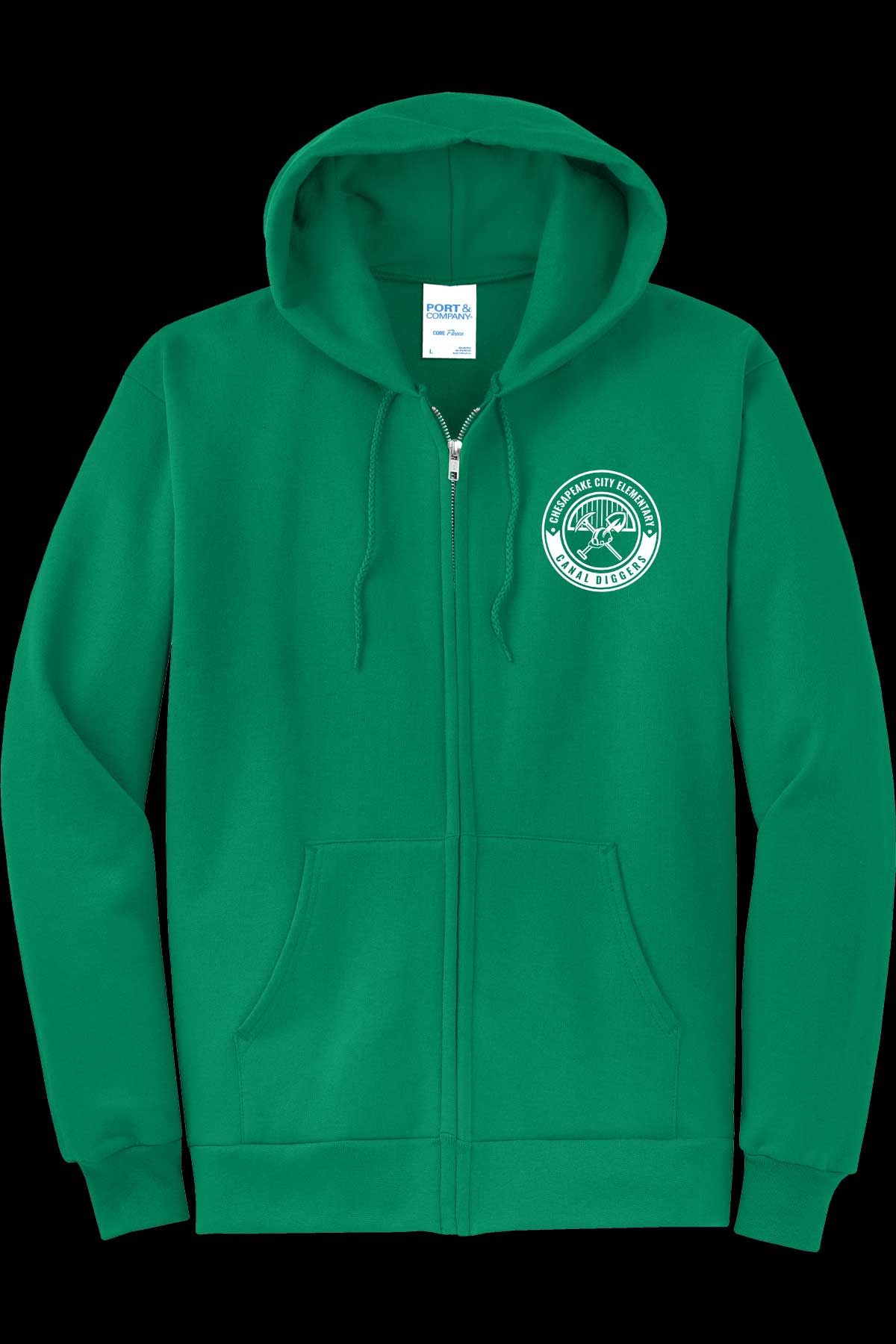 CCES Round Logo Full Zip Hoodie