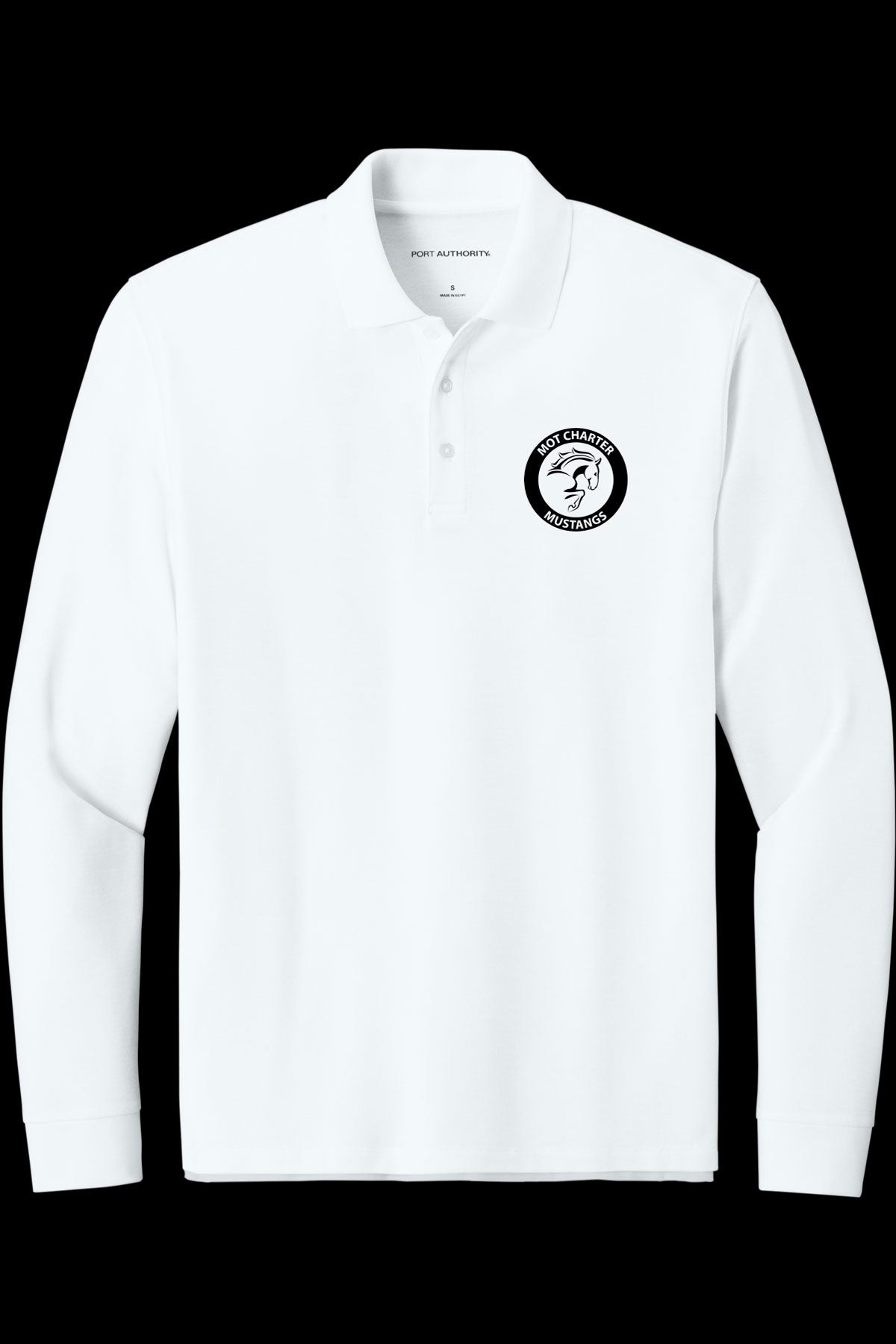 Mens MOT Charter Staff Long Sleeve Polo