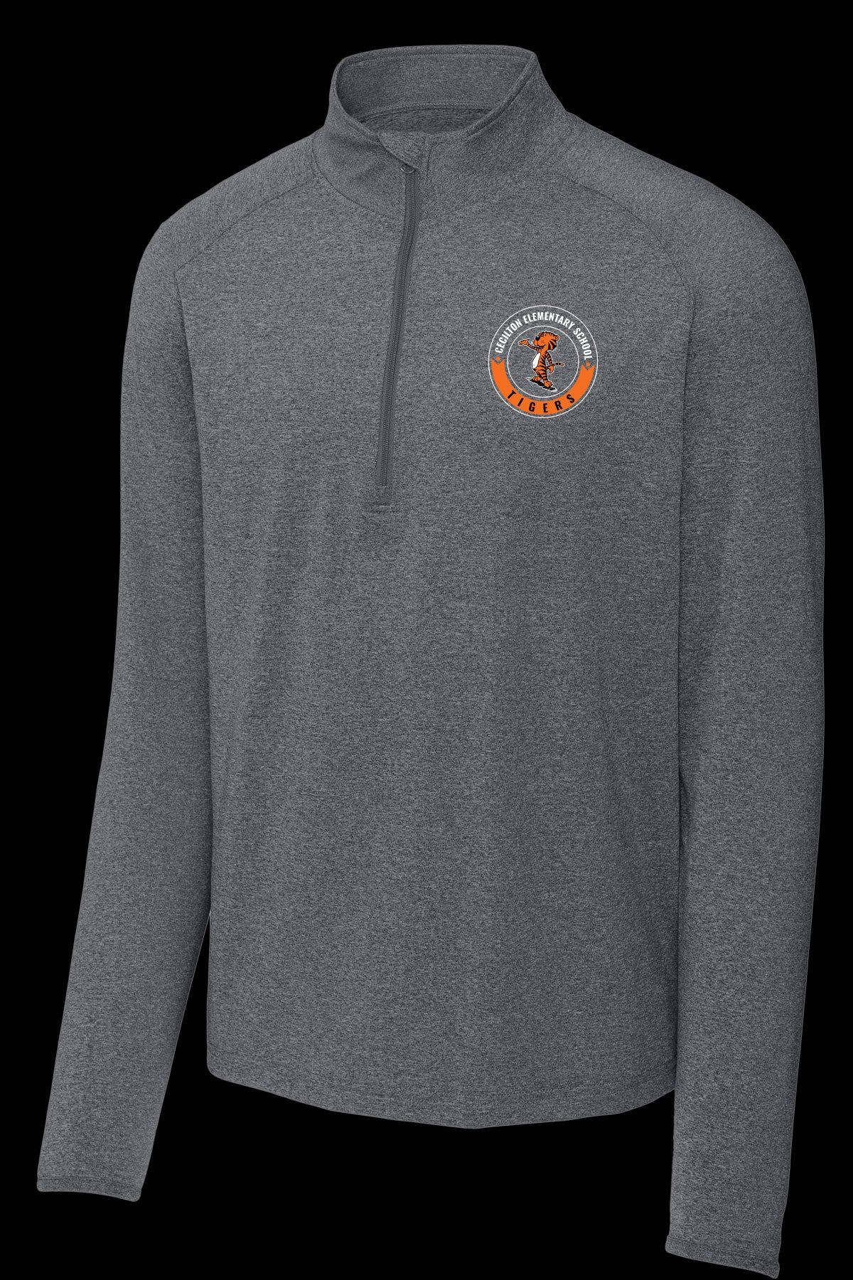 Cecilton Sport Tek 1/4 Zip Tiger Pullover