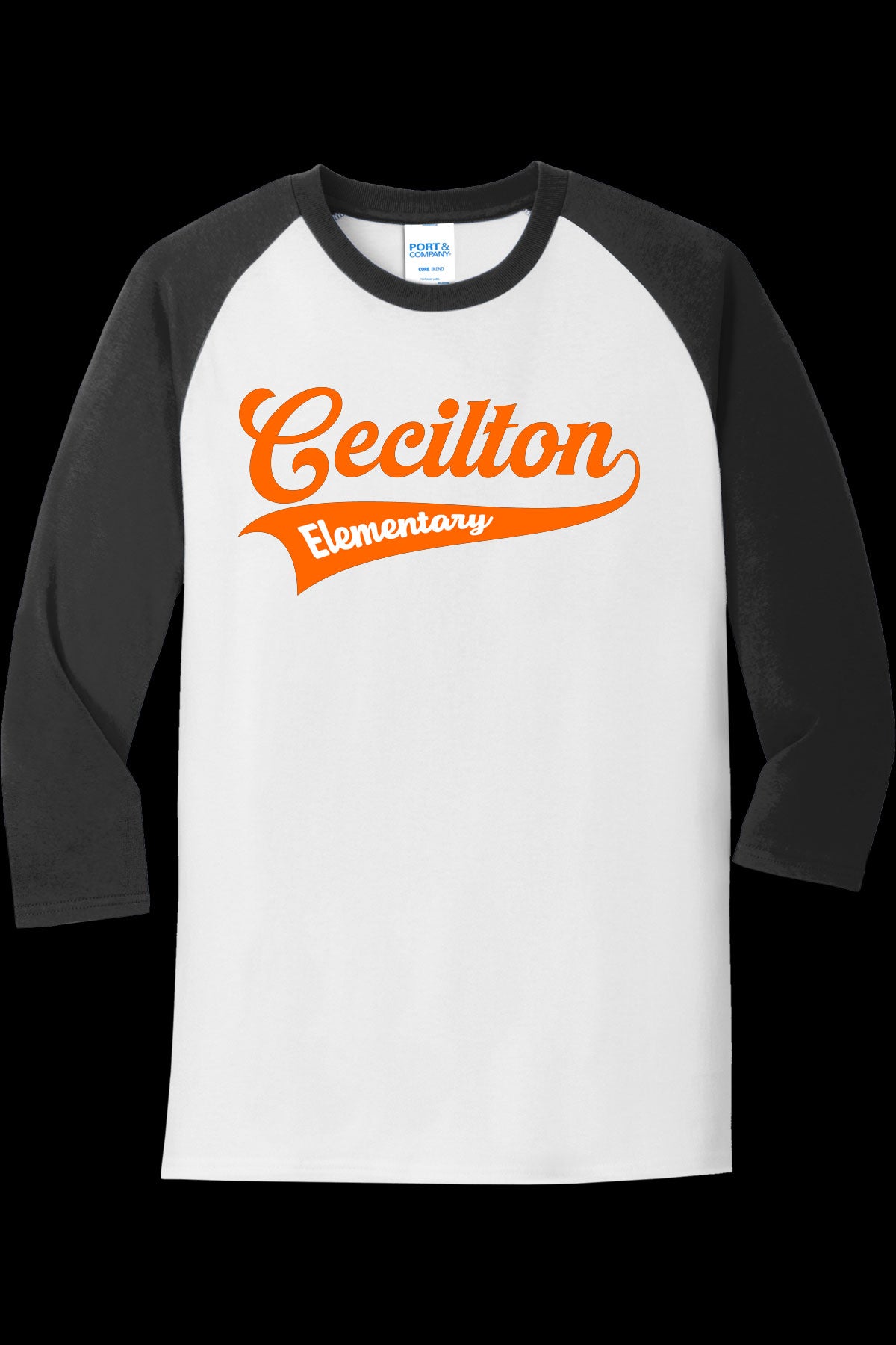 Cecilton Raglan Sports Tee