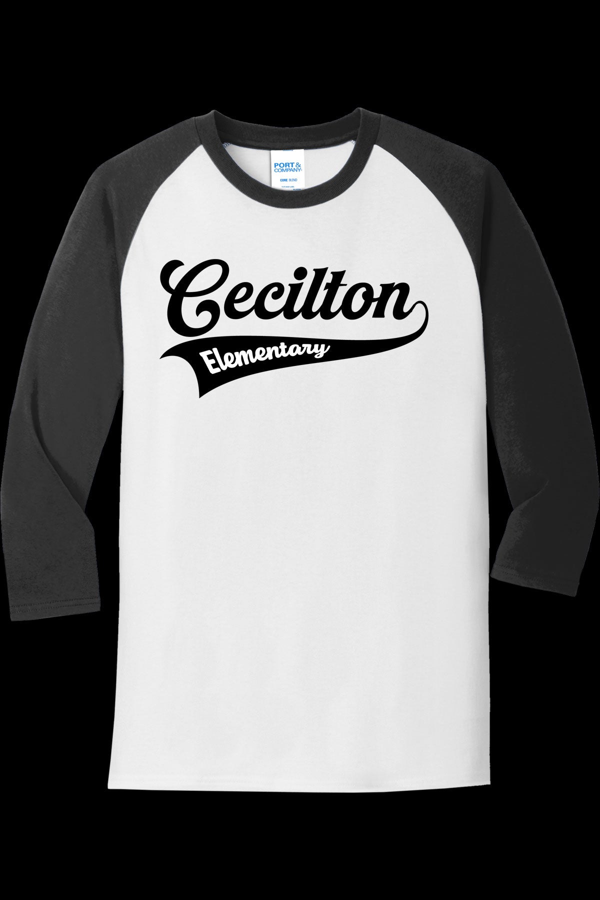 Cecilton Raglan Sports Tee