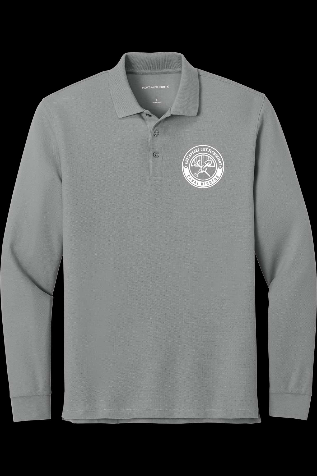 CCES Round Logo Long Sleeve Polo