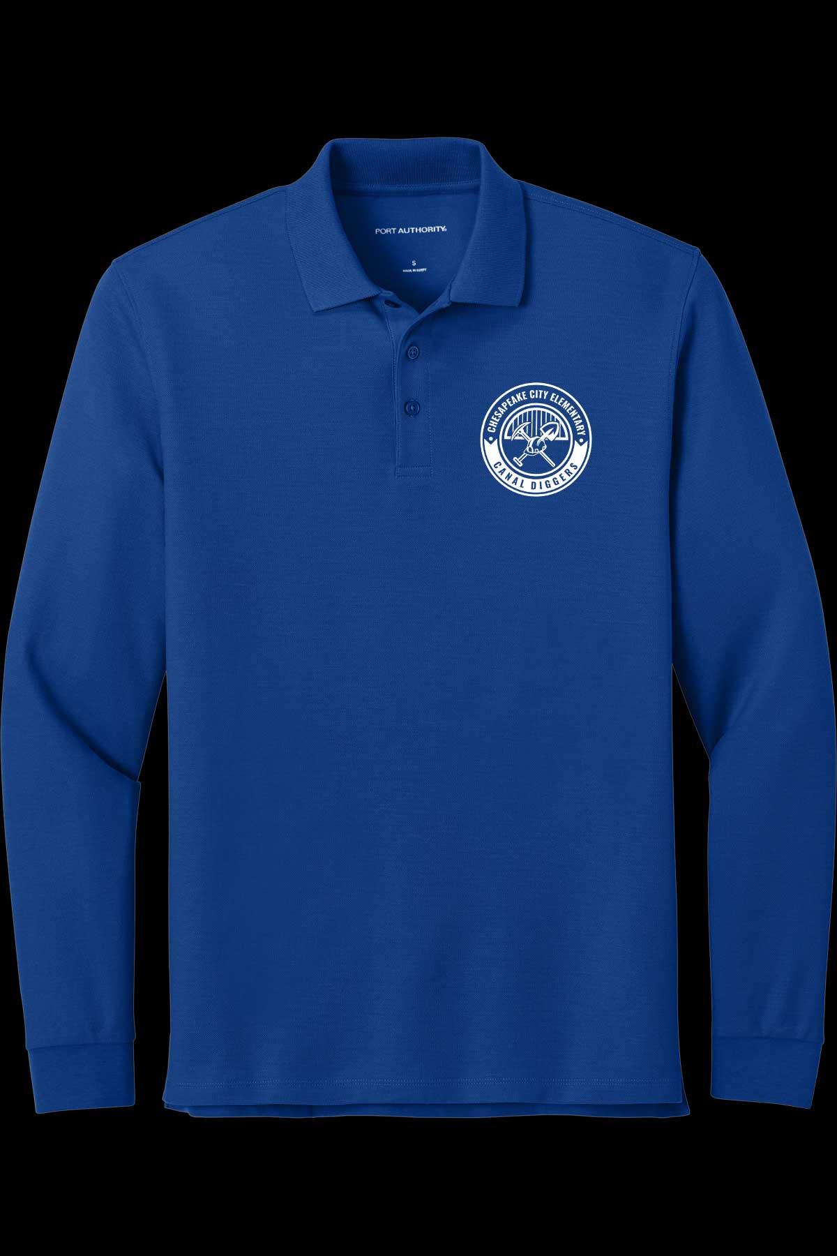 CCES Round Logo Long Sleeve Polo