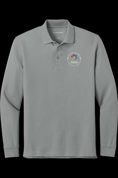 Community Schools Embroidered Long Sleeve Polo