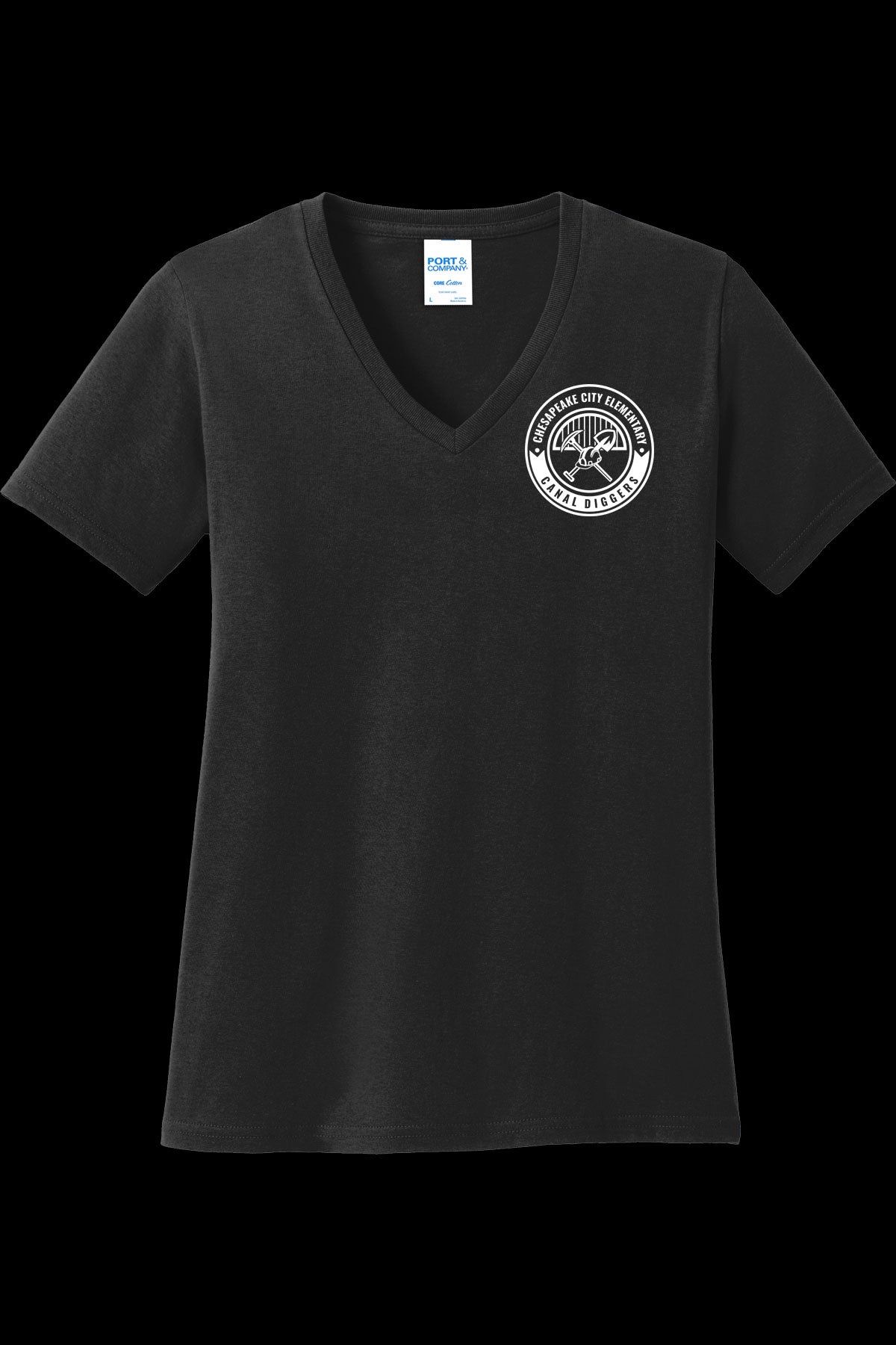 CCES Spirit Womens V Neck Tshirt