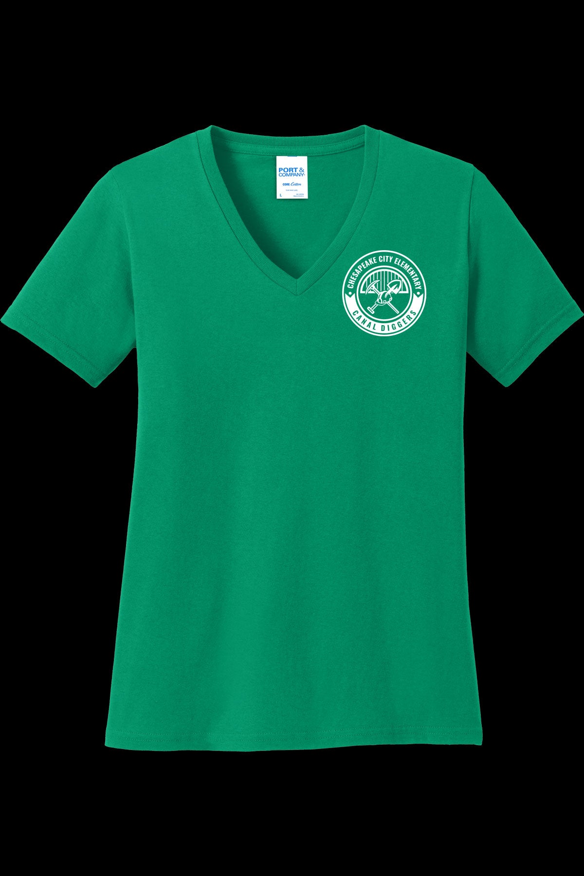 CCES Spirit Womens V Neck Tshirt