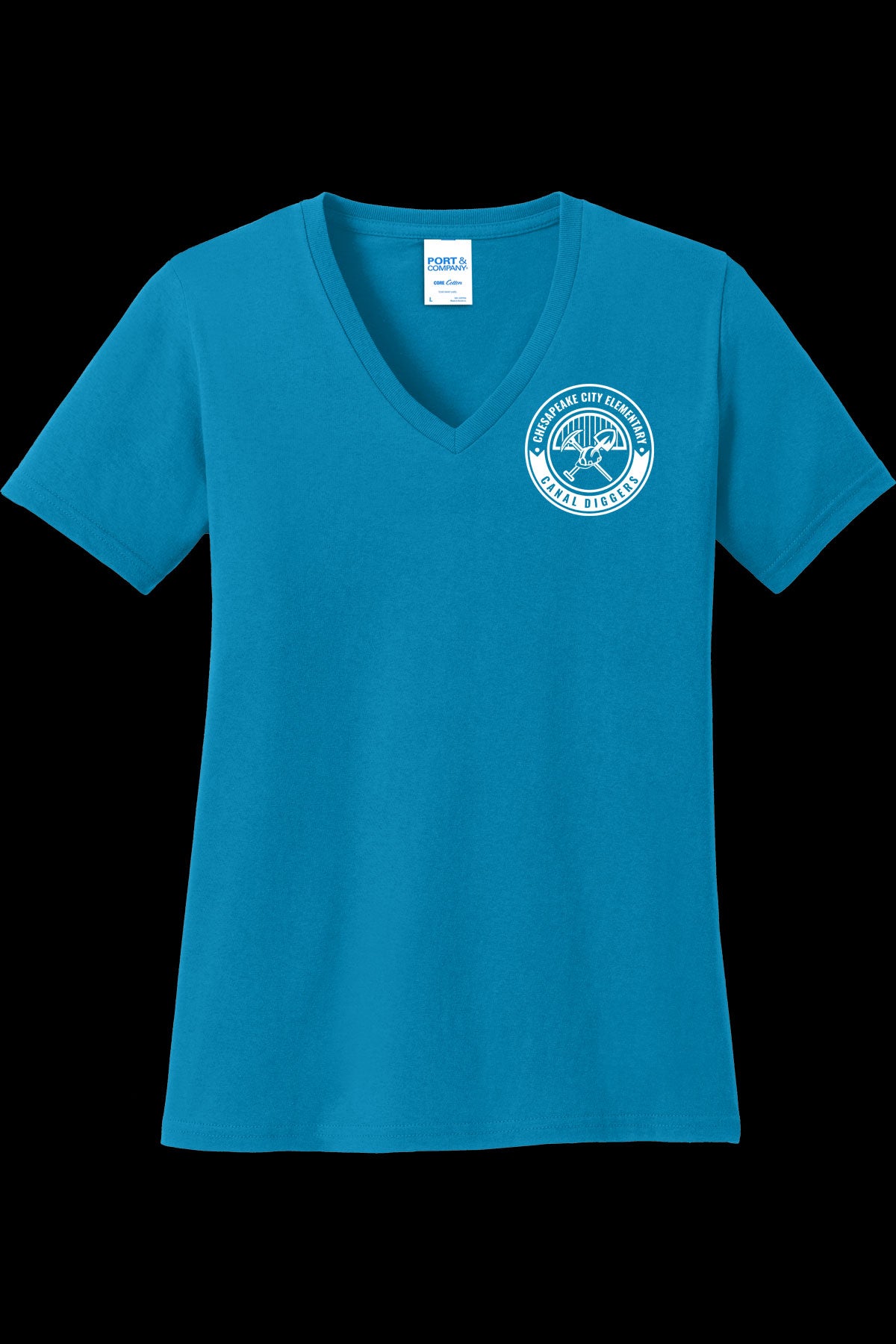 CCES Spirit Womens V Neck Tshirt