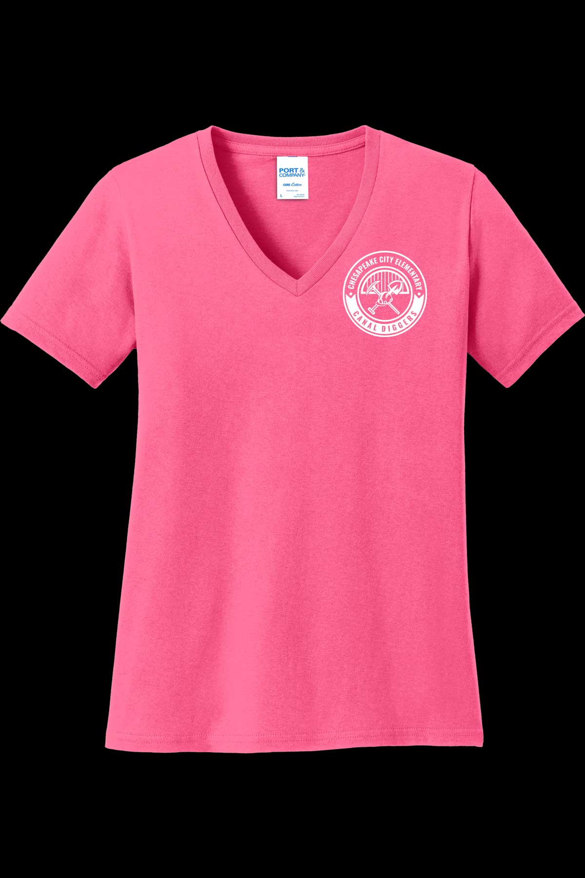 CCES Spirit Womens V Neck Tshirt