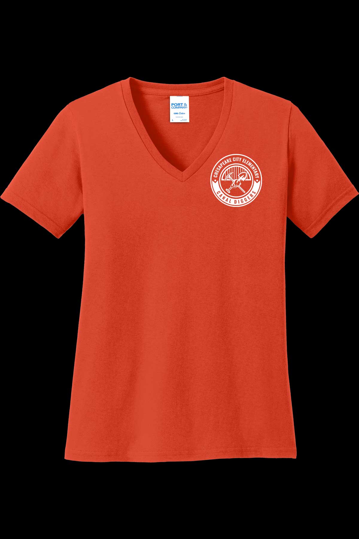 CCES Spirit Womens V Neck Tshirt