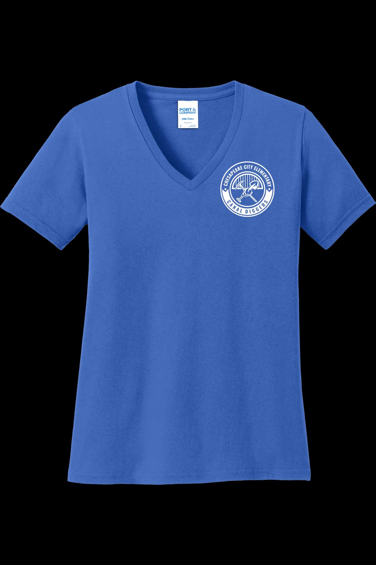 CCES Spirit Womens V Neck Tshirt