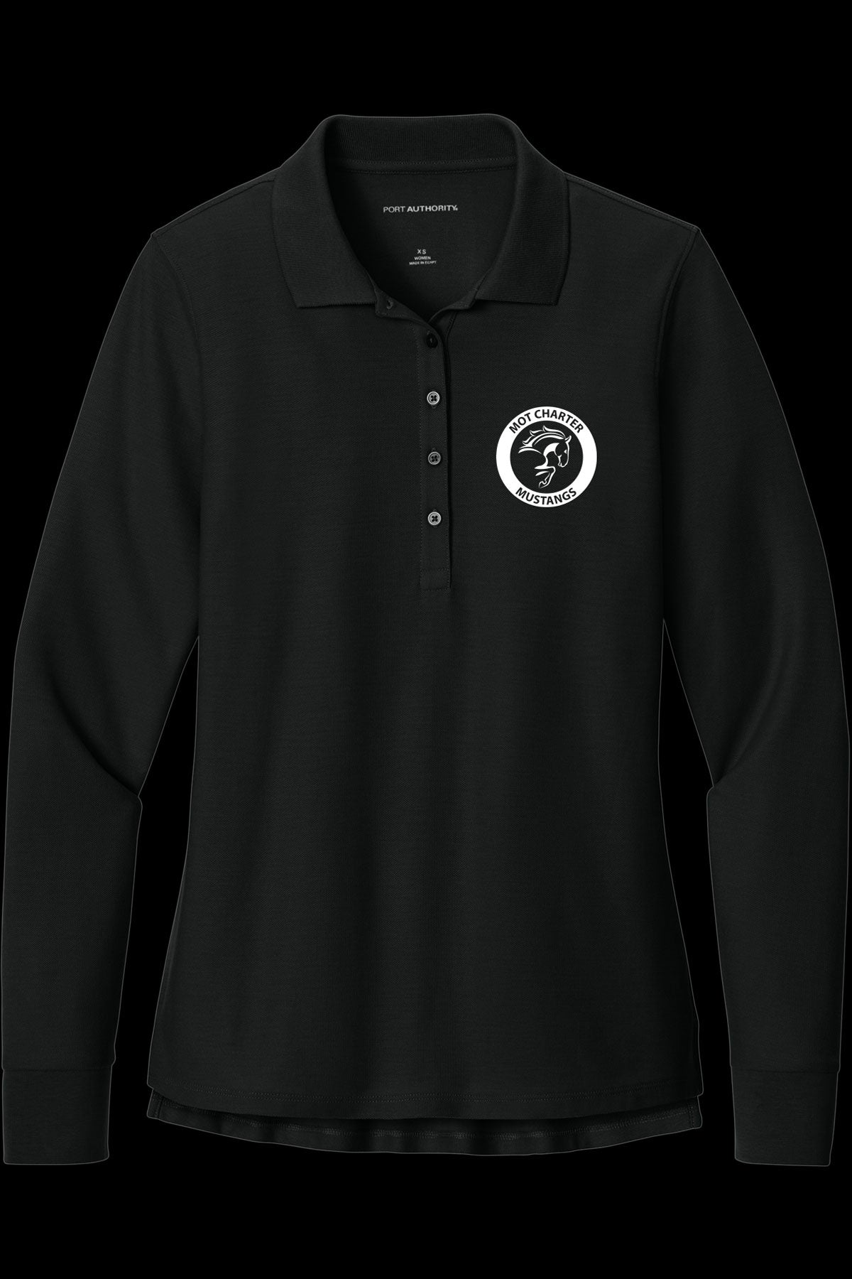 Womens MOT Charter Staff Long Sleeve Polo