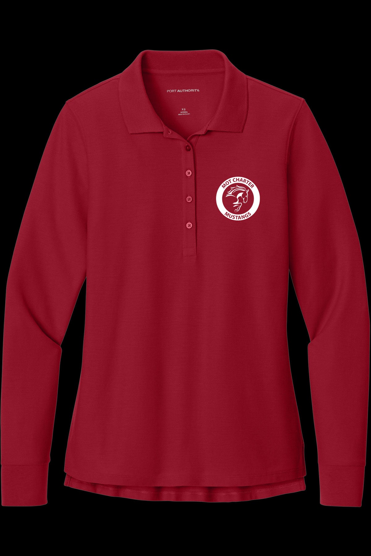 Womens MOT Charter Staff Long Sleeve Polo