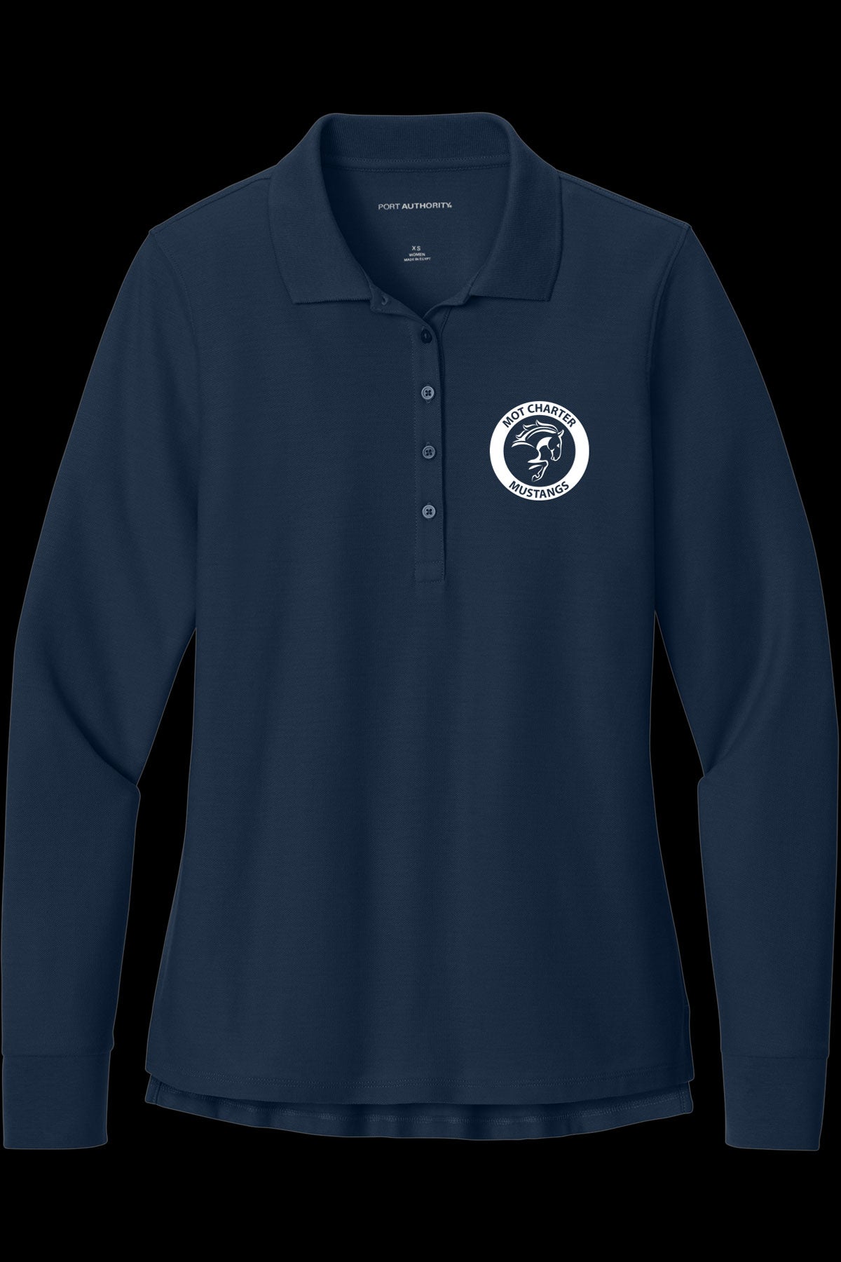 Womens MOT Charter Staff Long Sleeve Polo