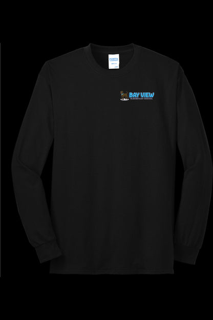 Bay View Text LC Logo Long Sleeve T shirt