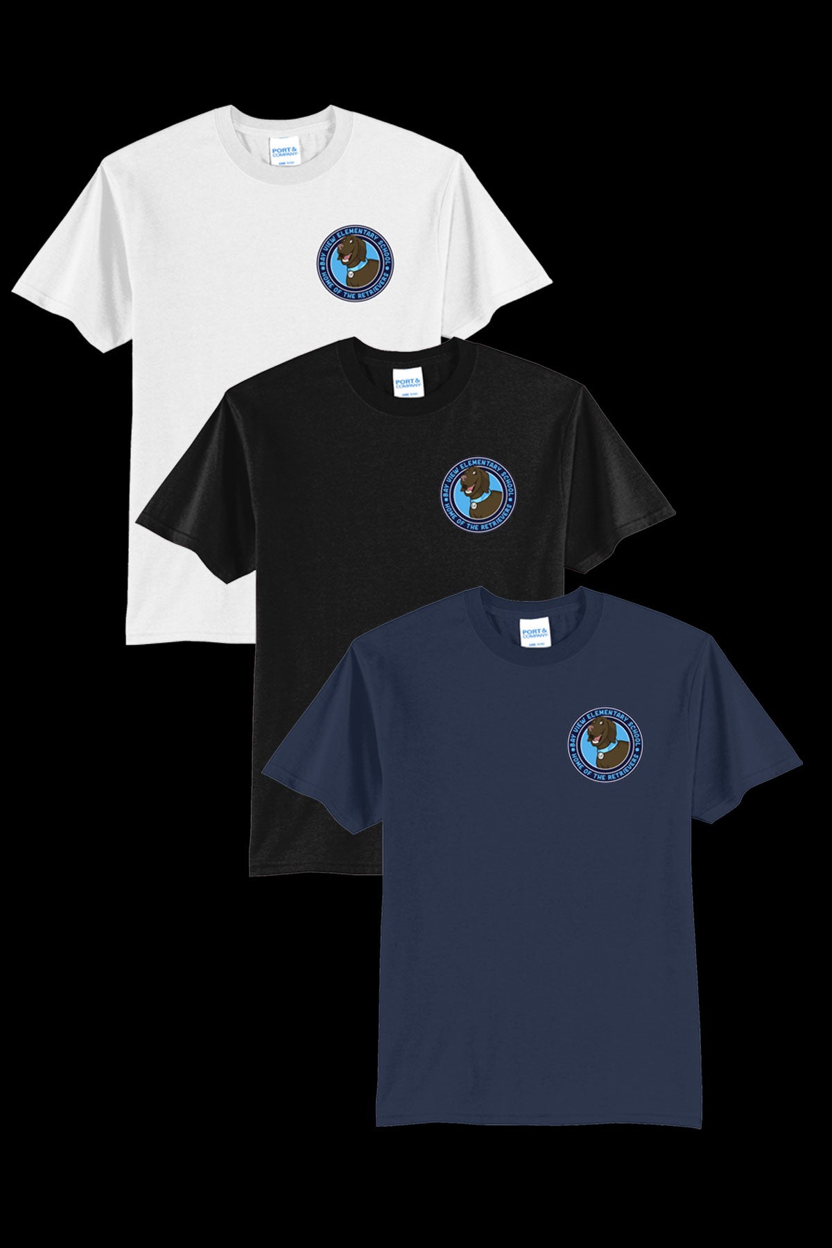 Bay View Round LC Logo T shirt