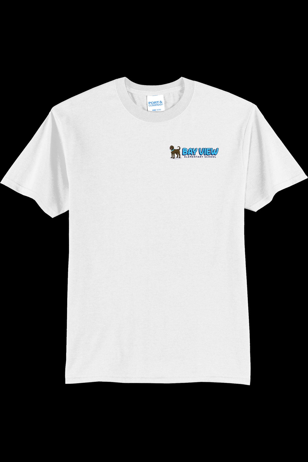 Bay View Text LC Logo T shirt