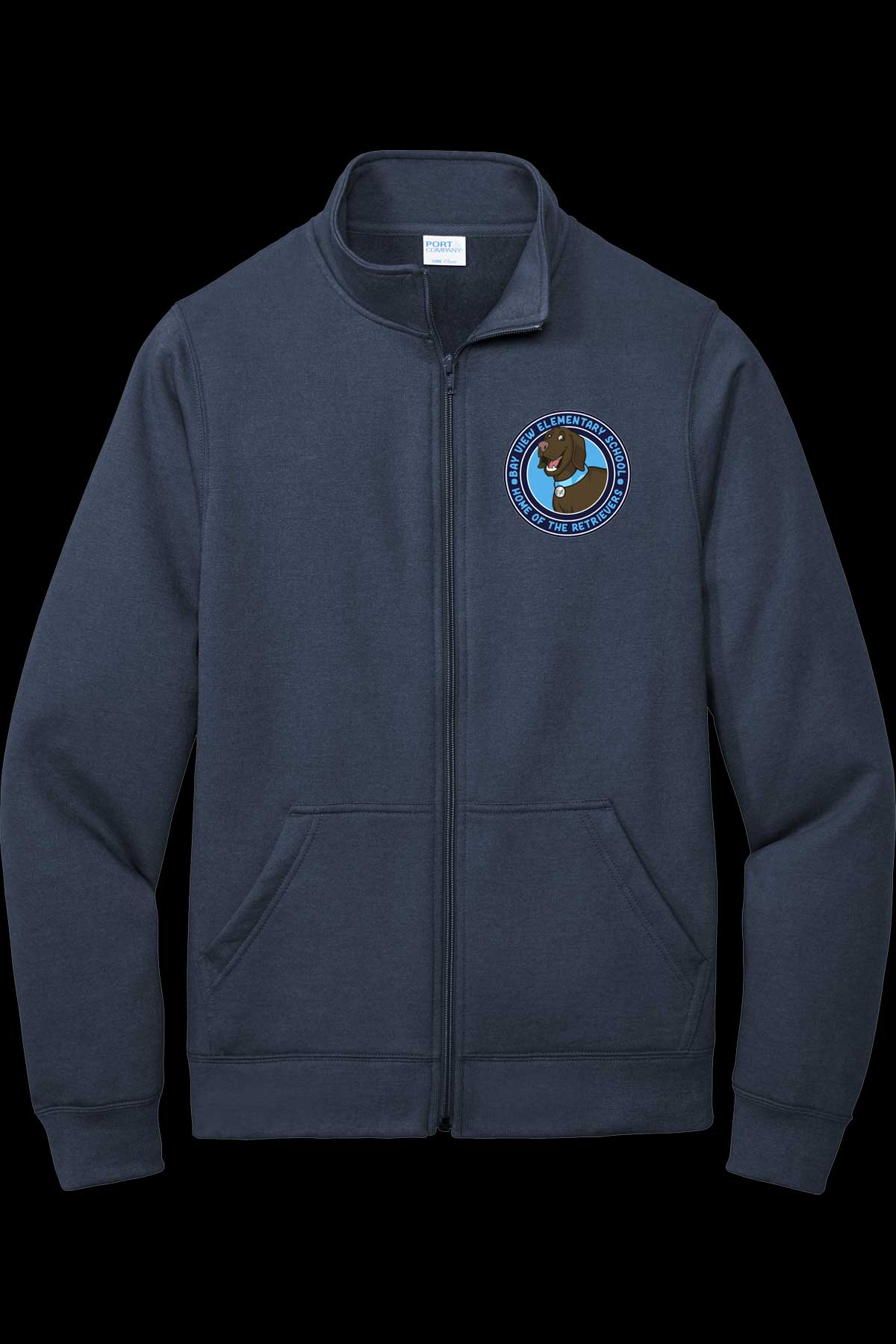 Bay View Round Logo Full Zip