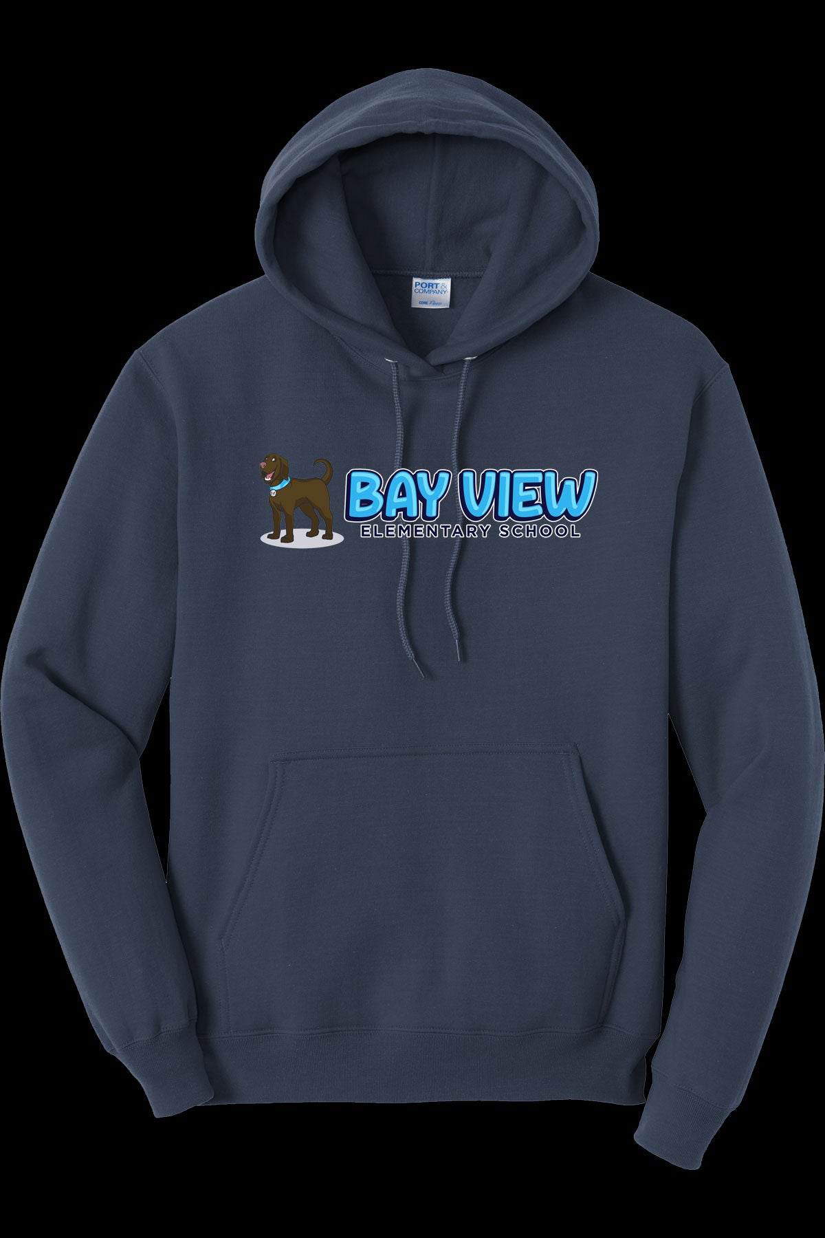 Bay View Text Full Logo Hoodie