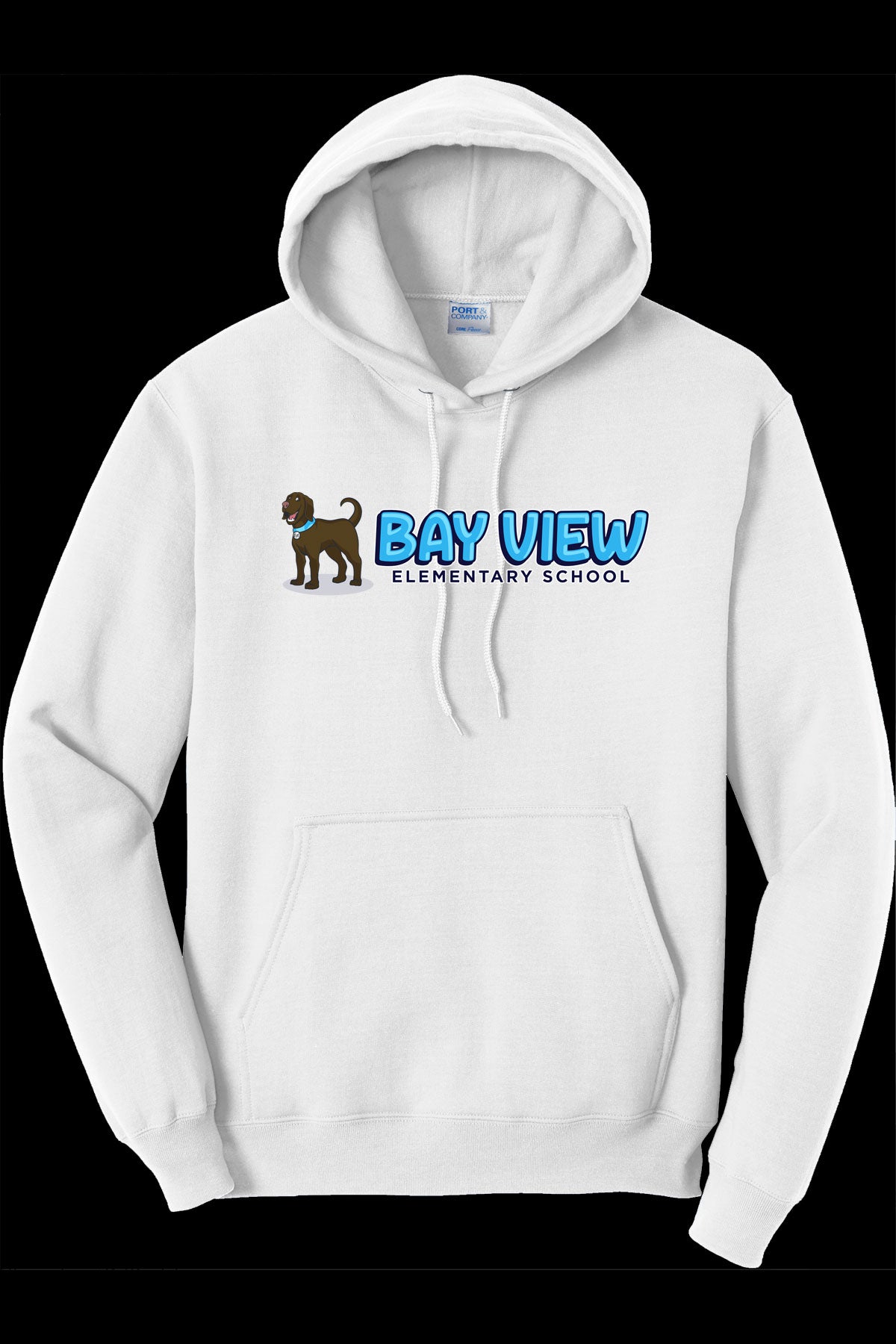 Bay View Text Full Logo Hoodie