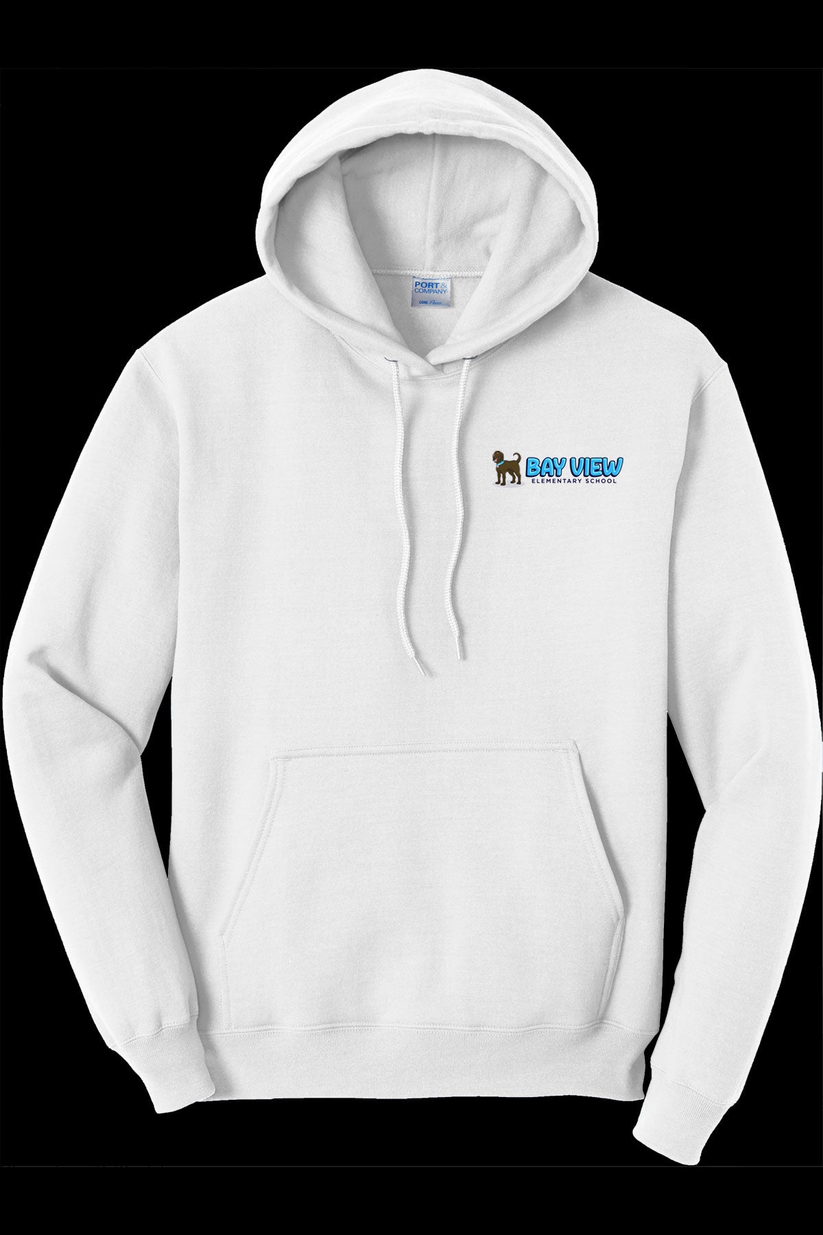 Bay View Text LC Logo Hoodie