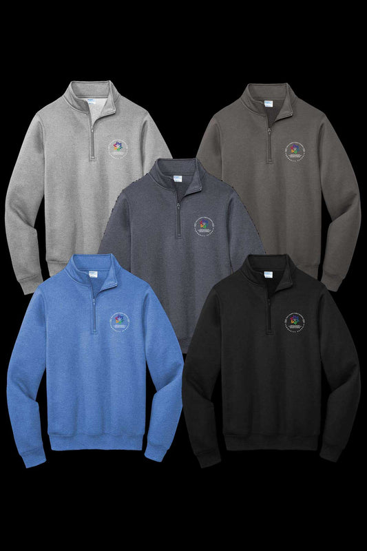 Community Schools Embroidered 1/4 Zip Pullover