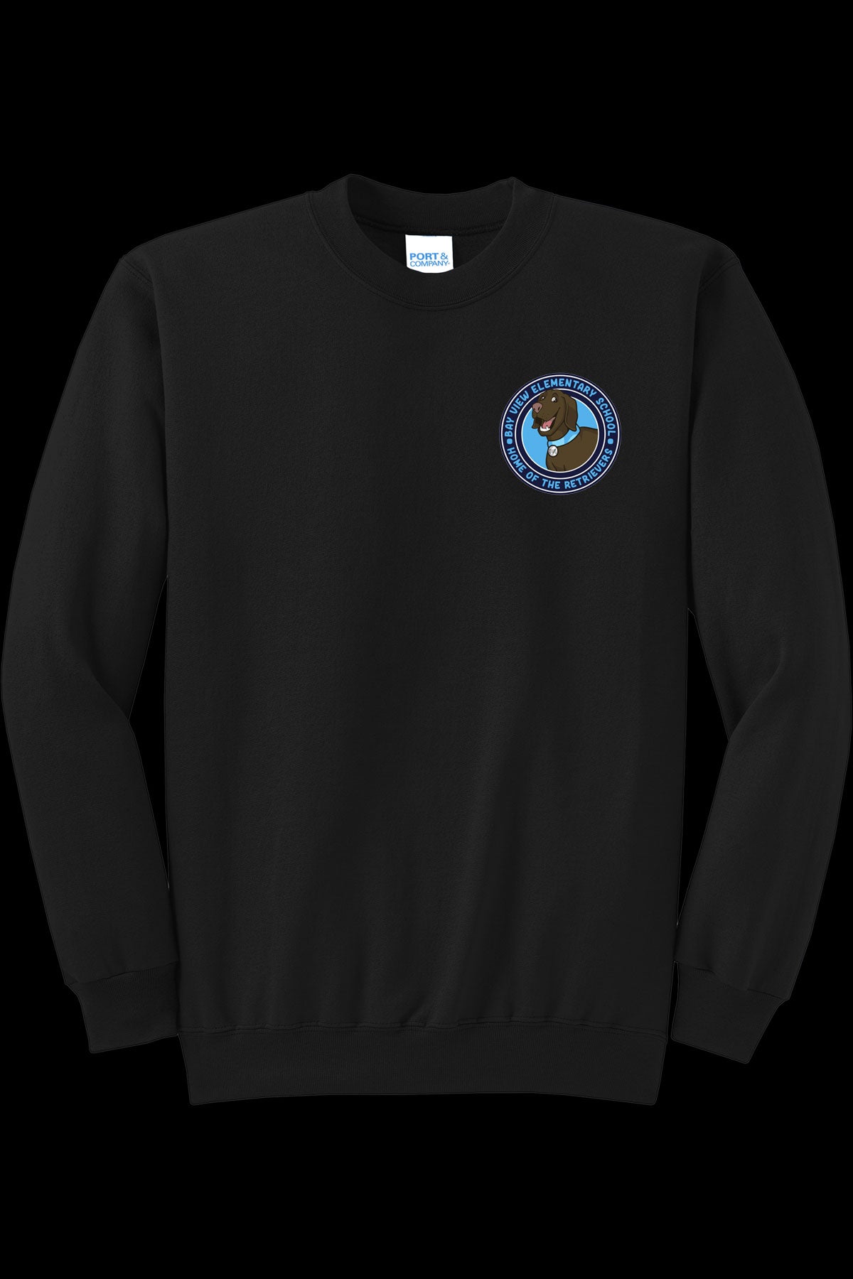 Bay View Round LC Logo Crew Sweatshirt