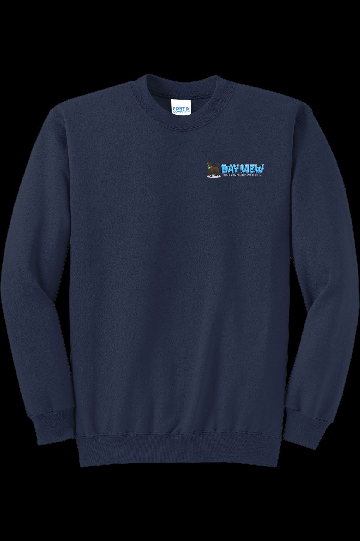 Bay View Text LC Logo Crew Sweatshirt