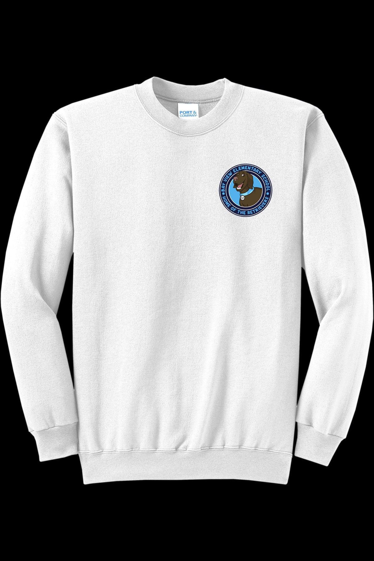 Bay View Round LC Logo Crew Sweatshirt