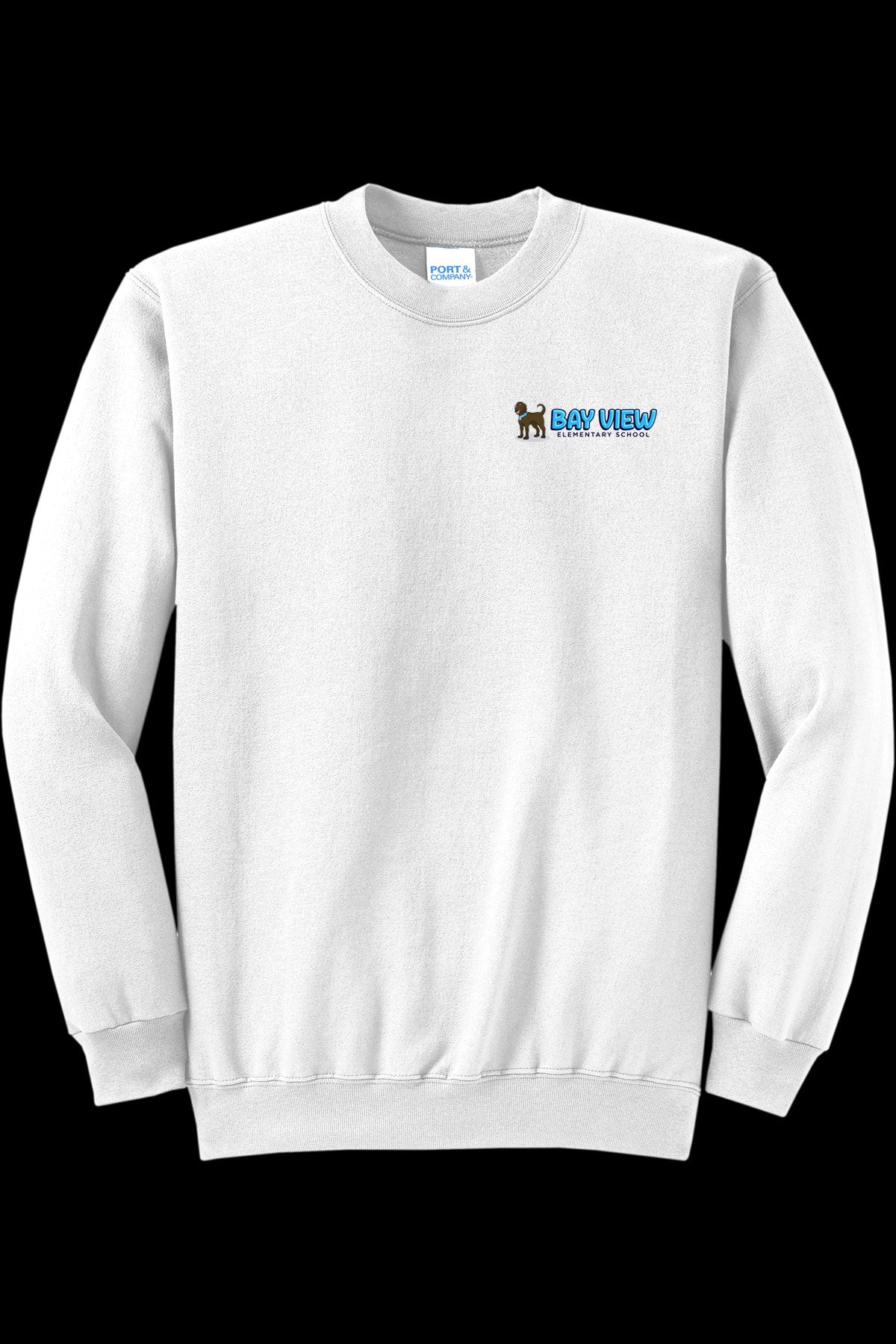 Bay View Text LC Logo Crew Sweatshirt