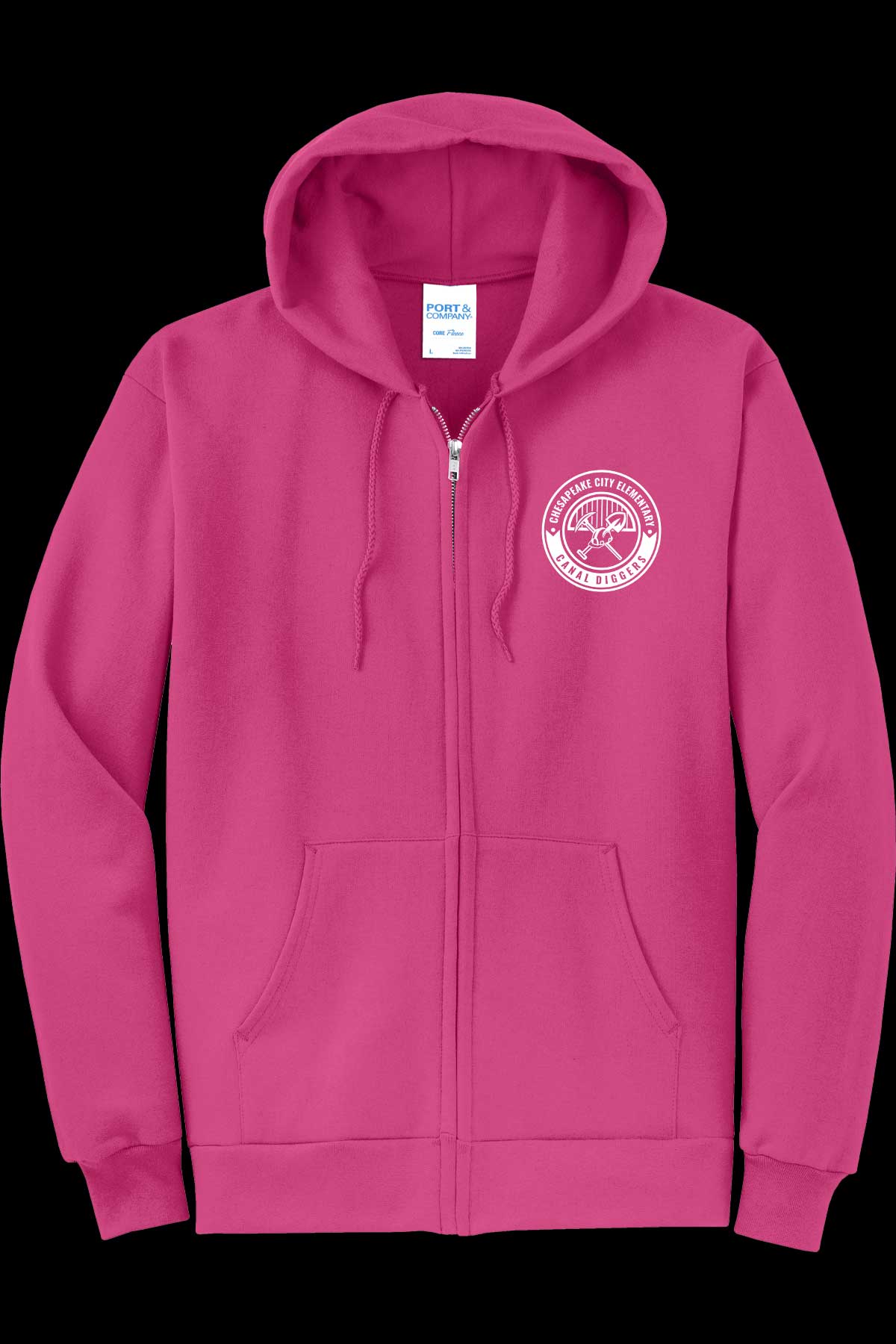CCES Round Logo Full Zip Hoodie