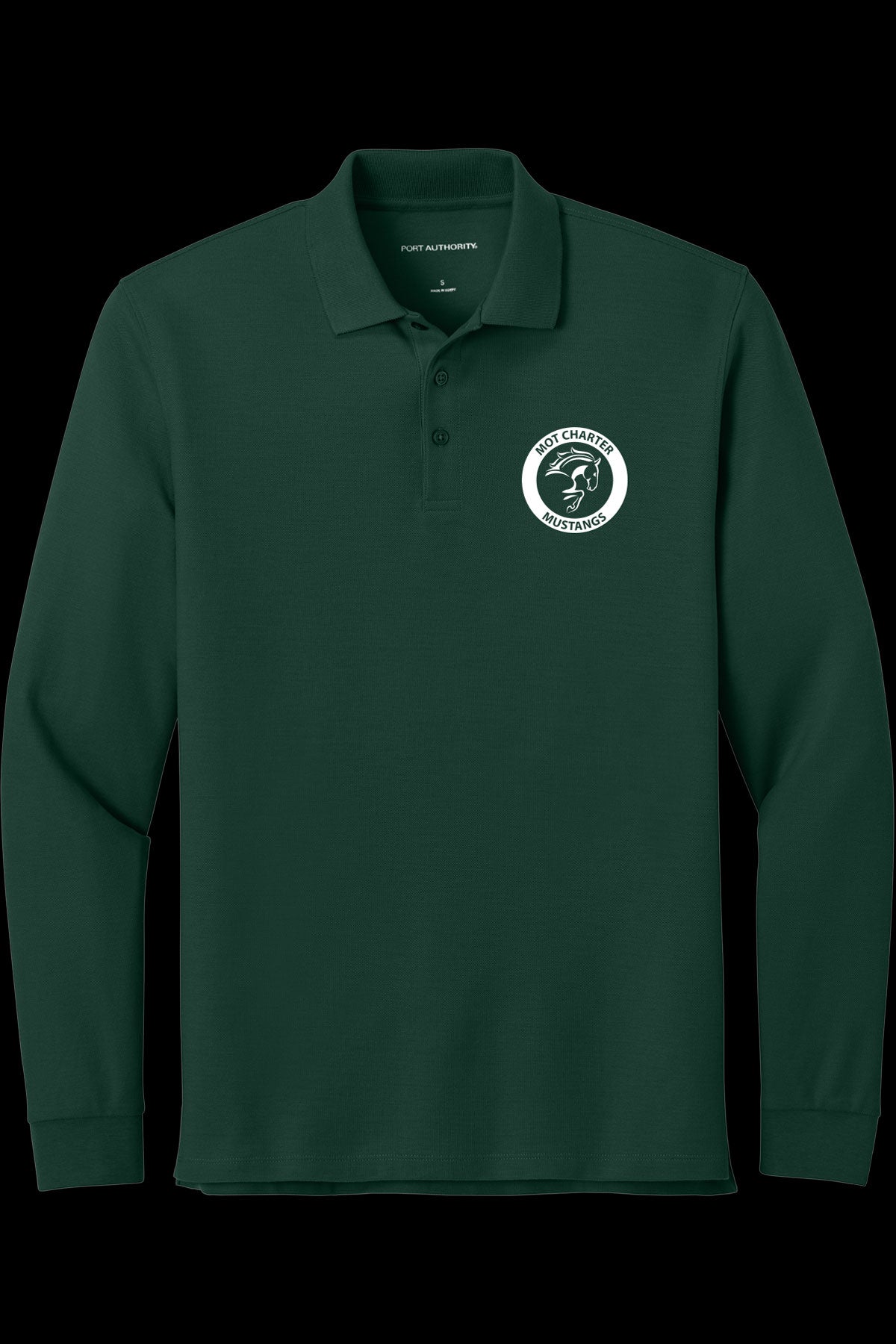 Mens MOT Charter Staff Long Sleeve Polo