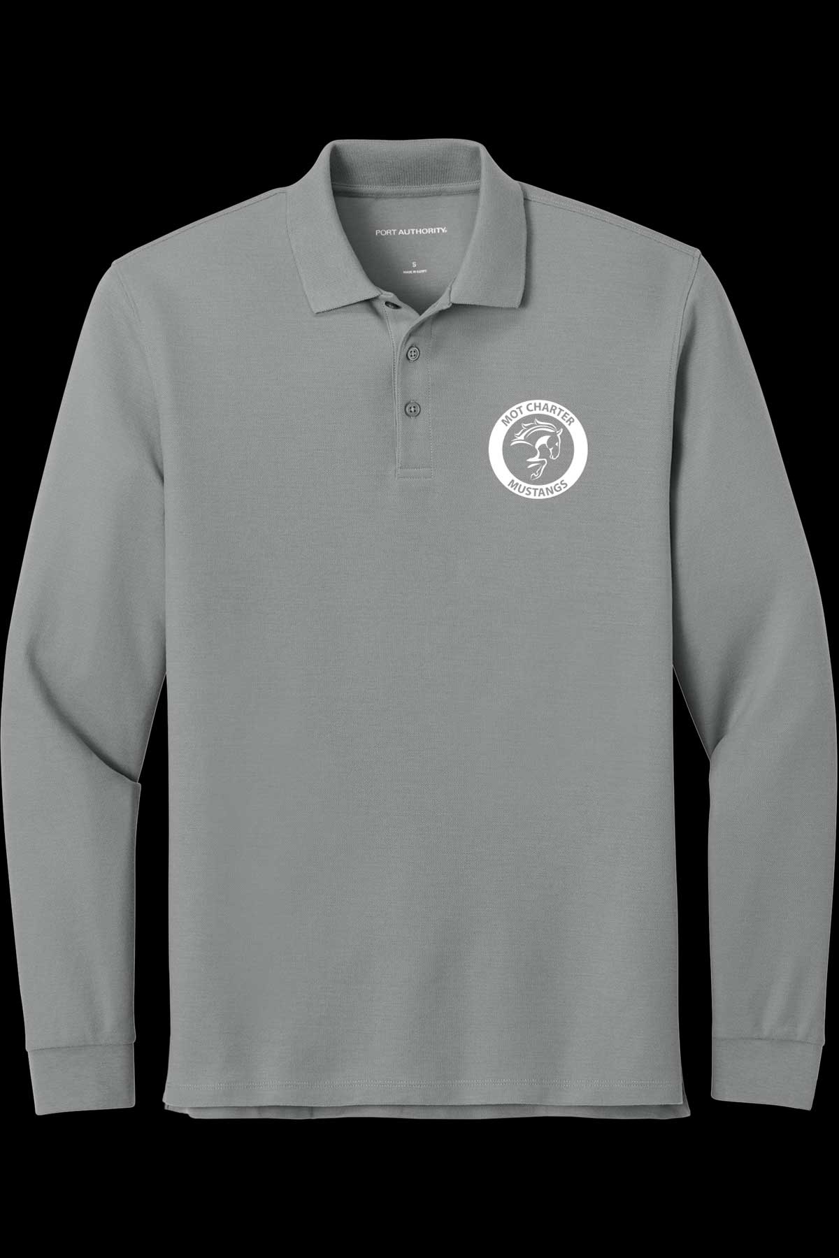 Mens MOT Charter Staff Long Sleeve Polo